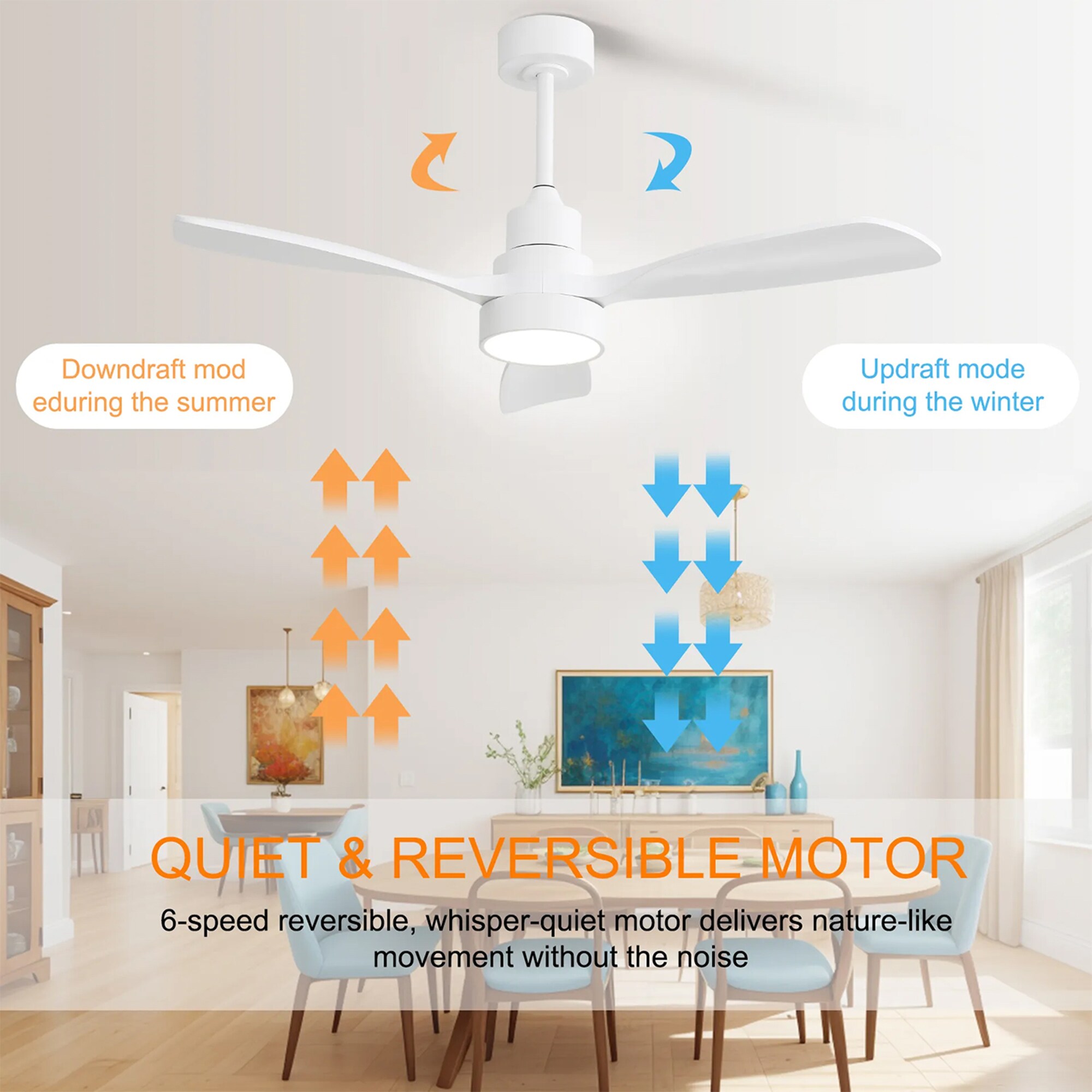 Bybafun YD1300011 Ceiling-Fans - View #2