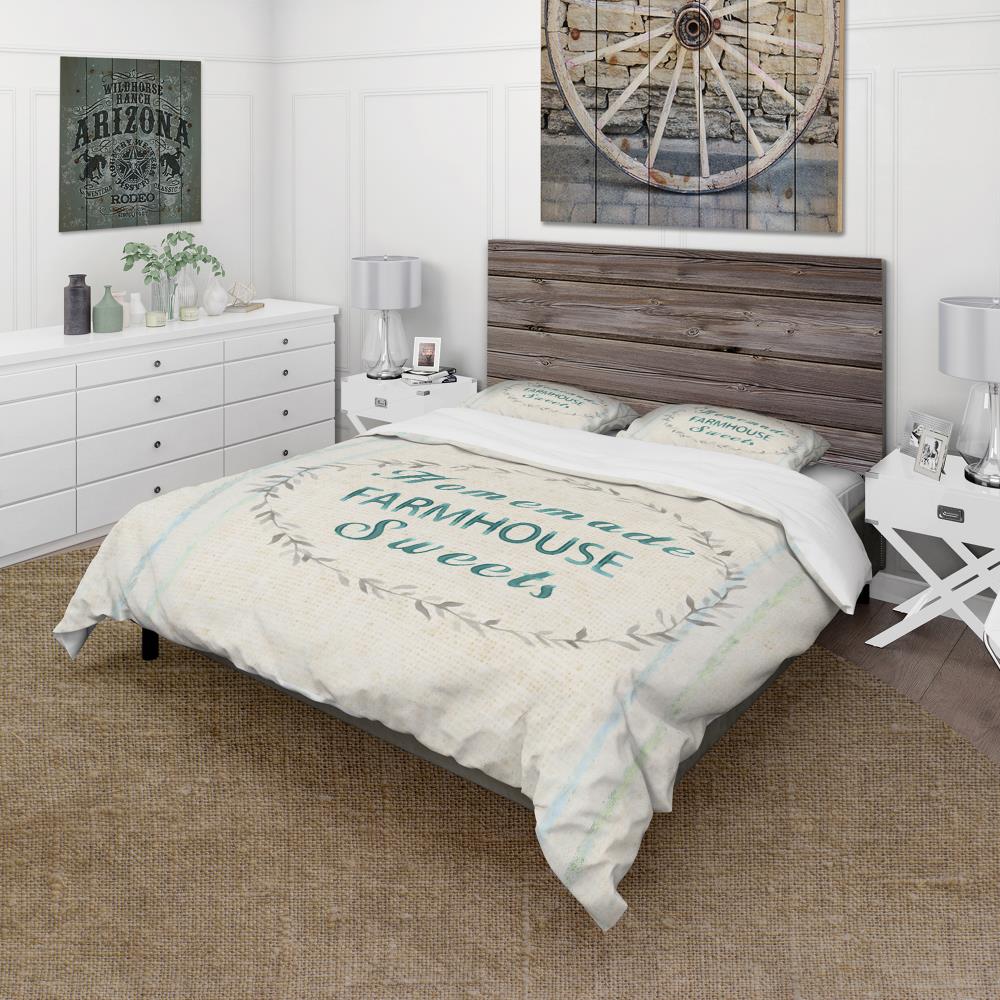 Designart BED30315-T 3 -Piece Blue Twin Duvet cover Set