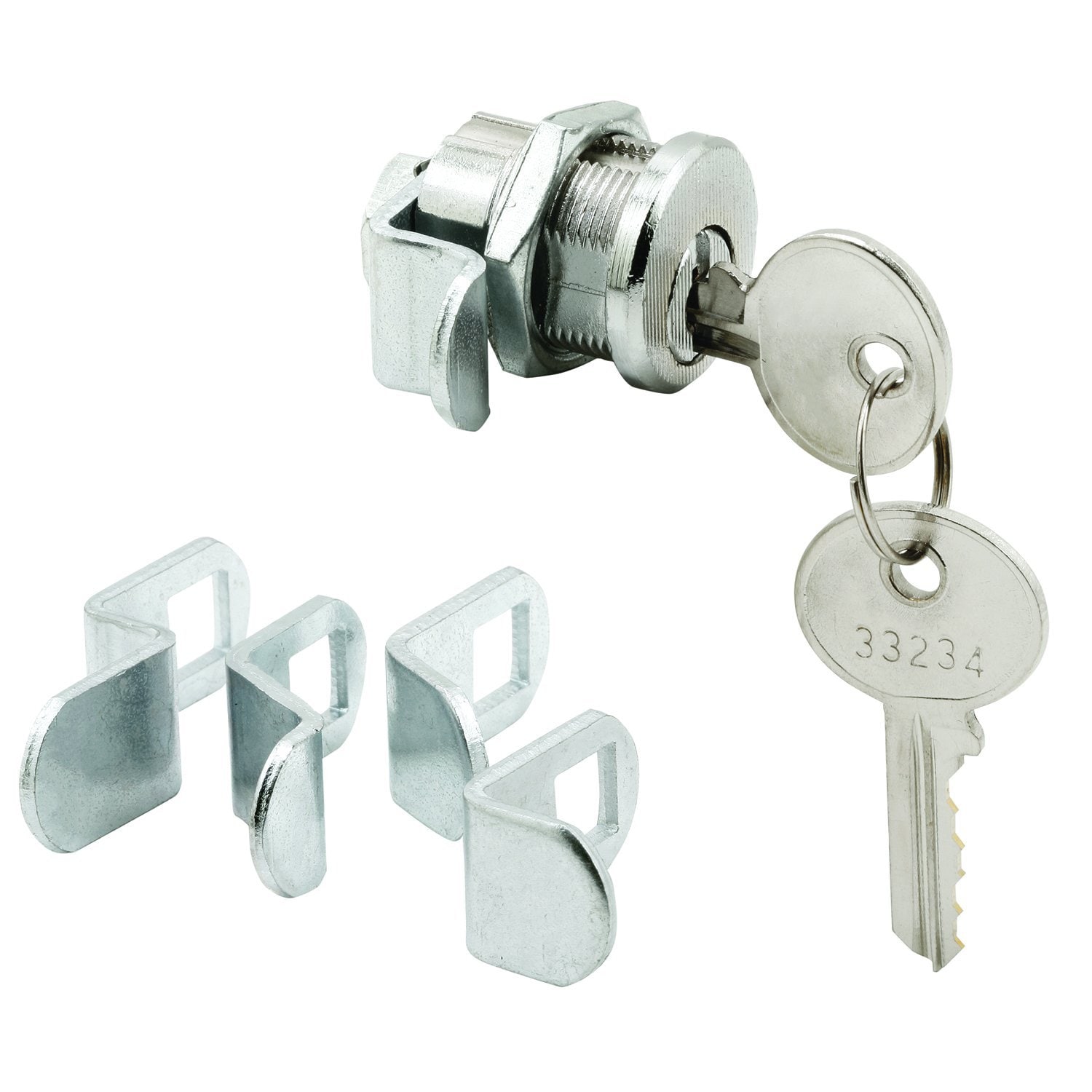  590210 Nickel plated Hardware Mailbox lock