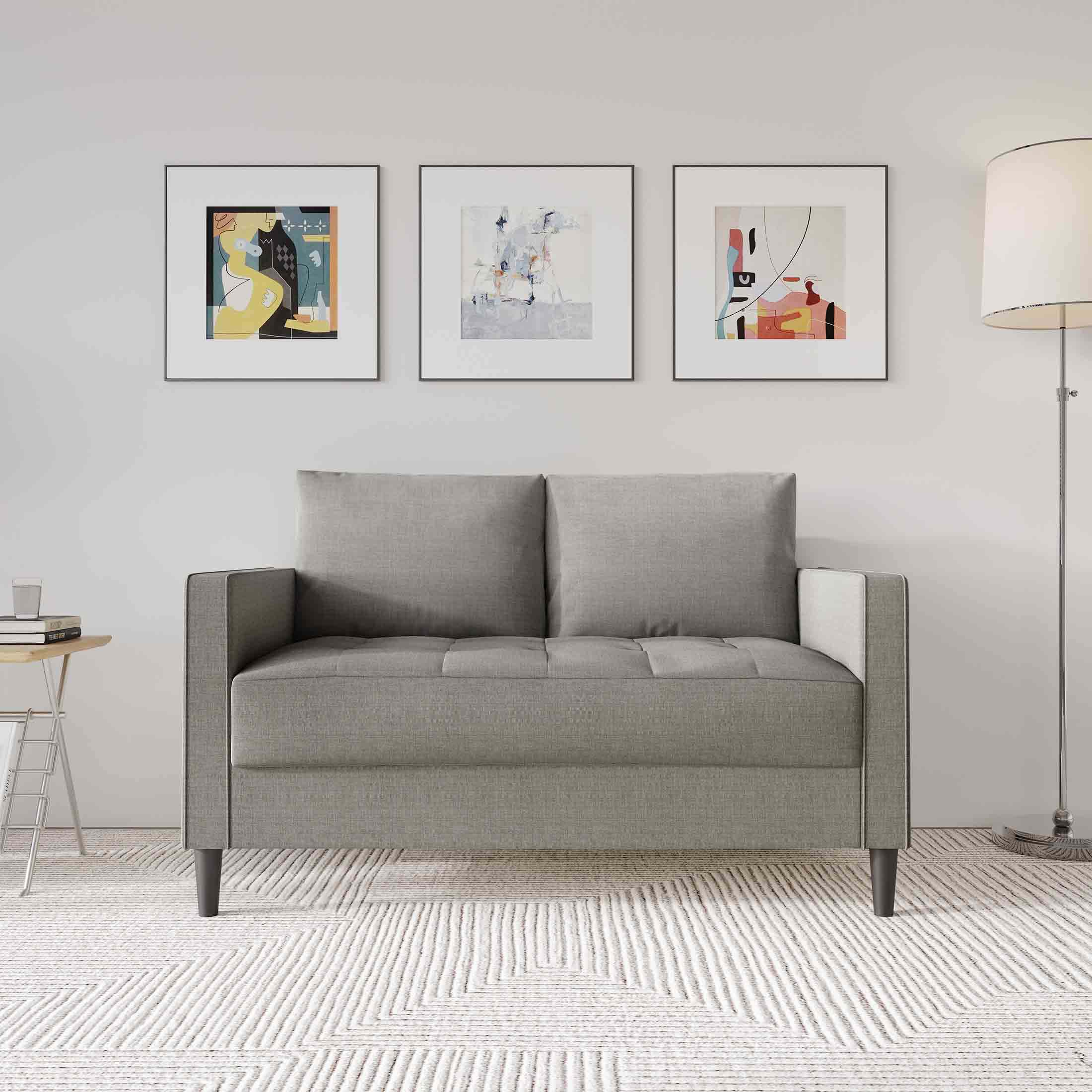 ChaletPosh C373LS-GY-LN Sofas-Loveseats - View #3