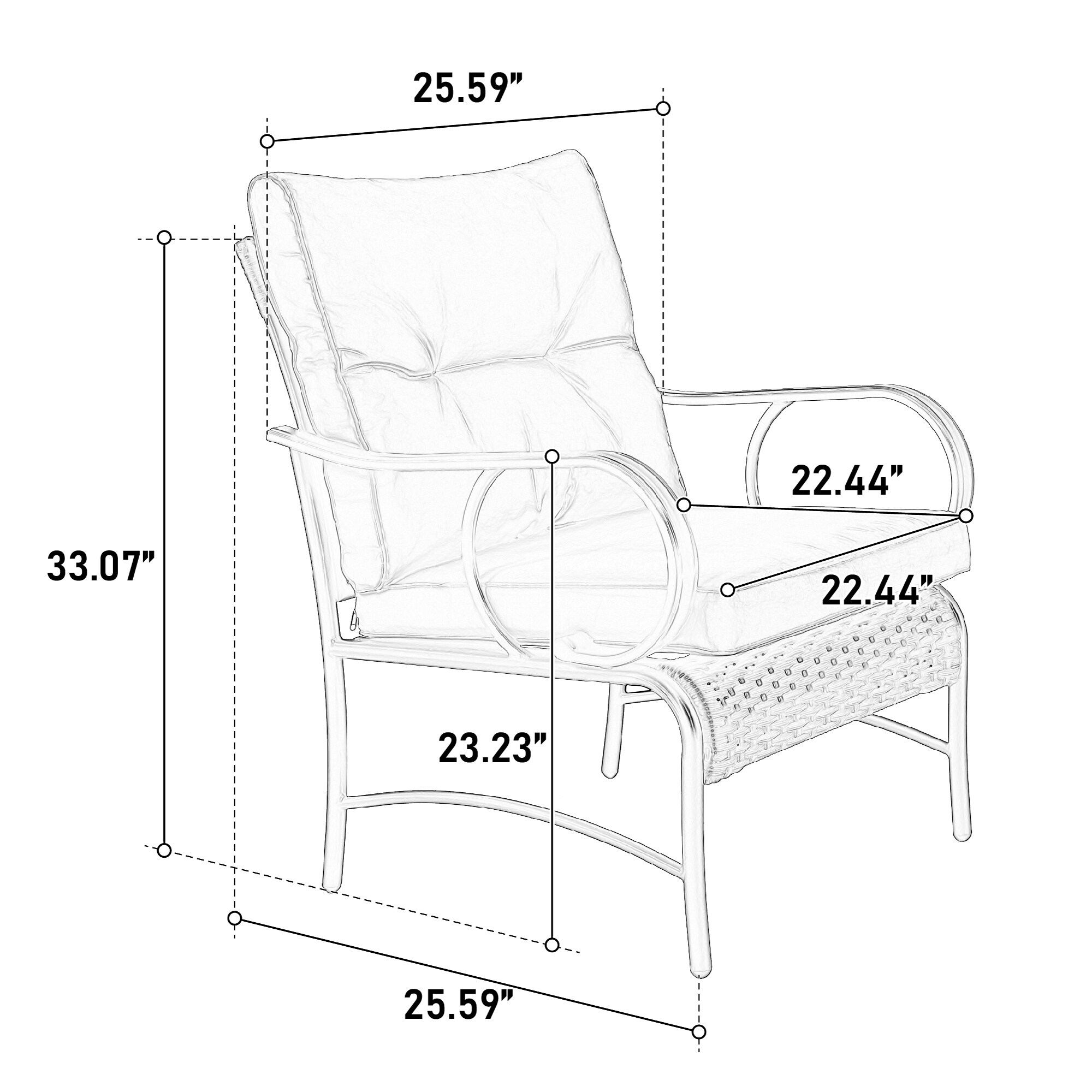 Bybafun YB0600078 Patio-Conversation-Sets - View #9