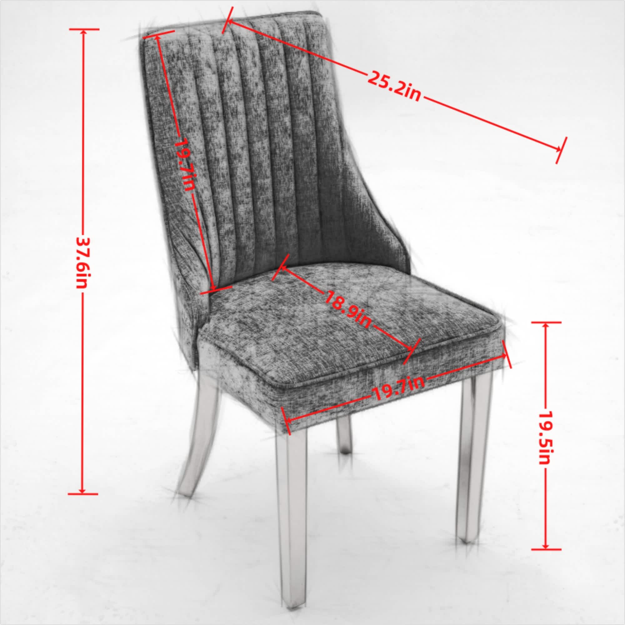 Vynxaria LEXY0121-DJCY-2GRN Dining-Chairs - View #6