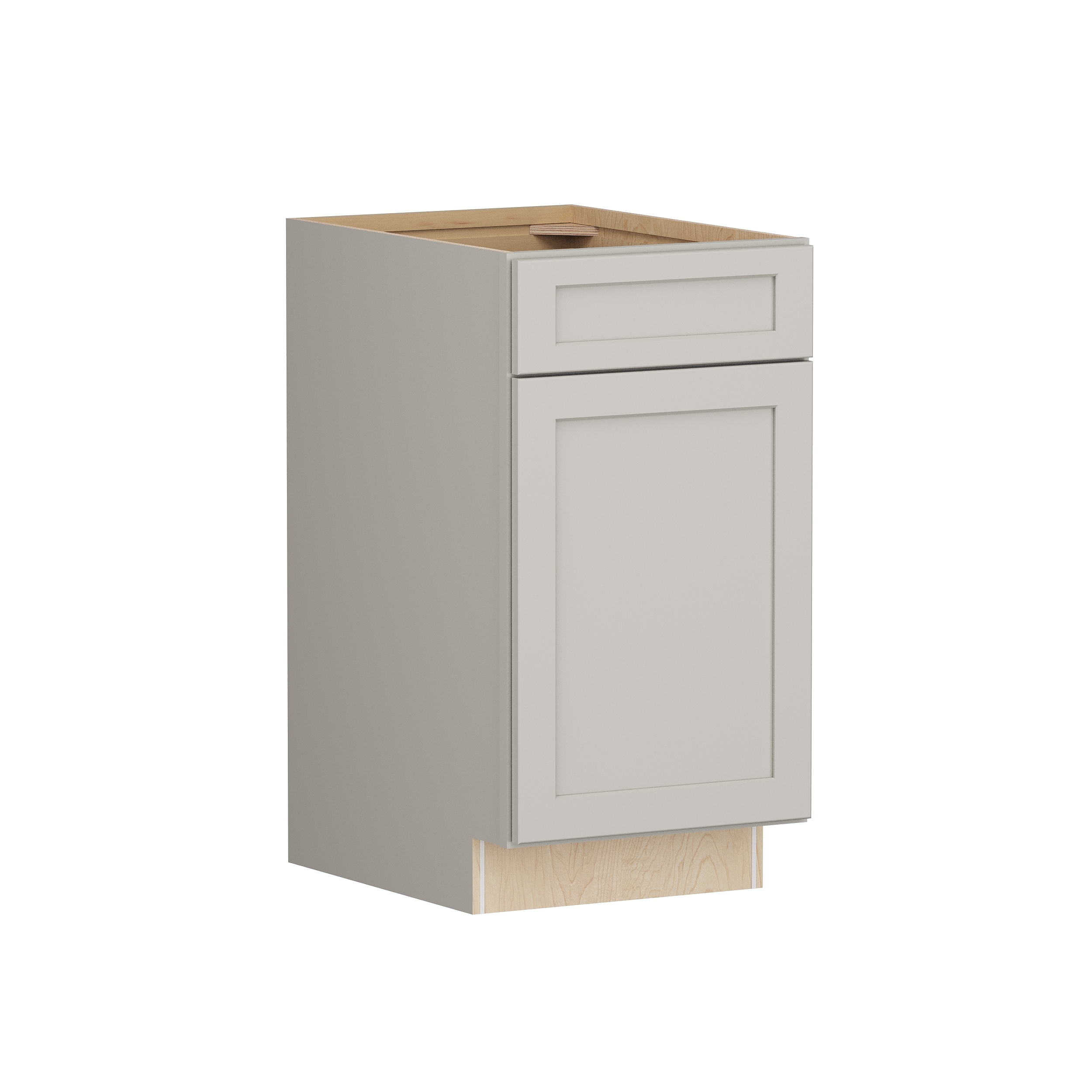 Shenandoah PRO Express SPE 90MYS-20182 Breckenridge 18-in W x 34.5-in H x 24-in D Stone Full Overlay Base Fully assembled Plywood Cabinet (Recessed Panel Shaker)