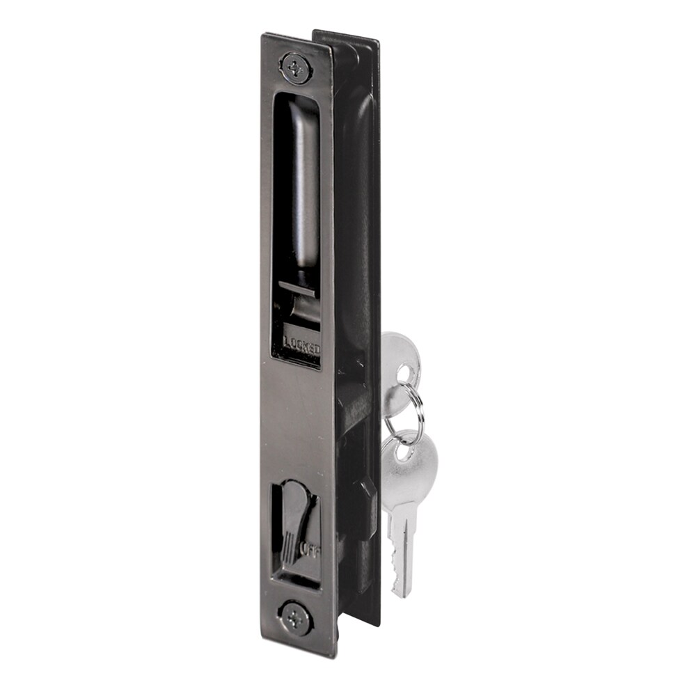Prime-Line Sliding Glass Door Handle Latch Set Security Steel Reversible 14186 