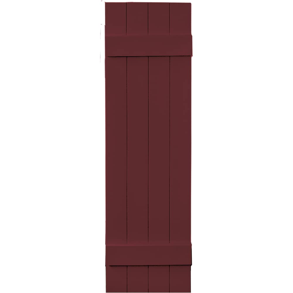 Vantage V6831451078 13.875-in W x 50.875-in H Wineberry Exterior Shutters