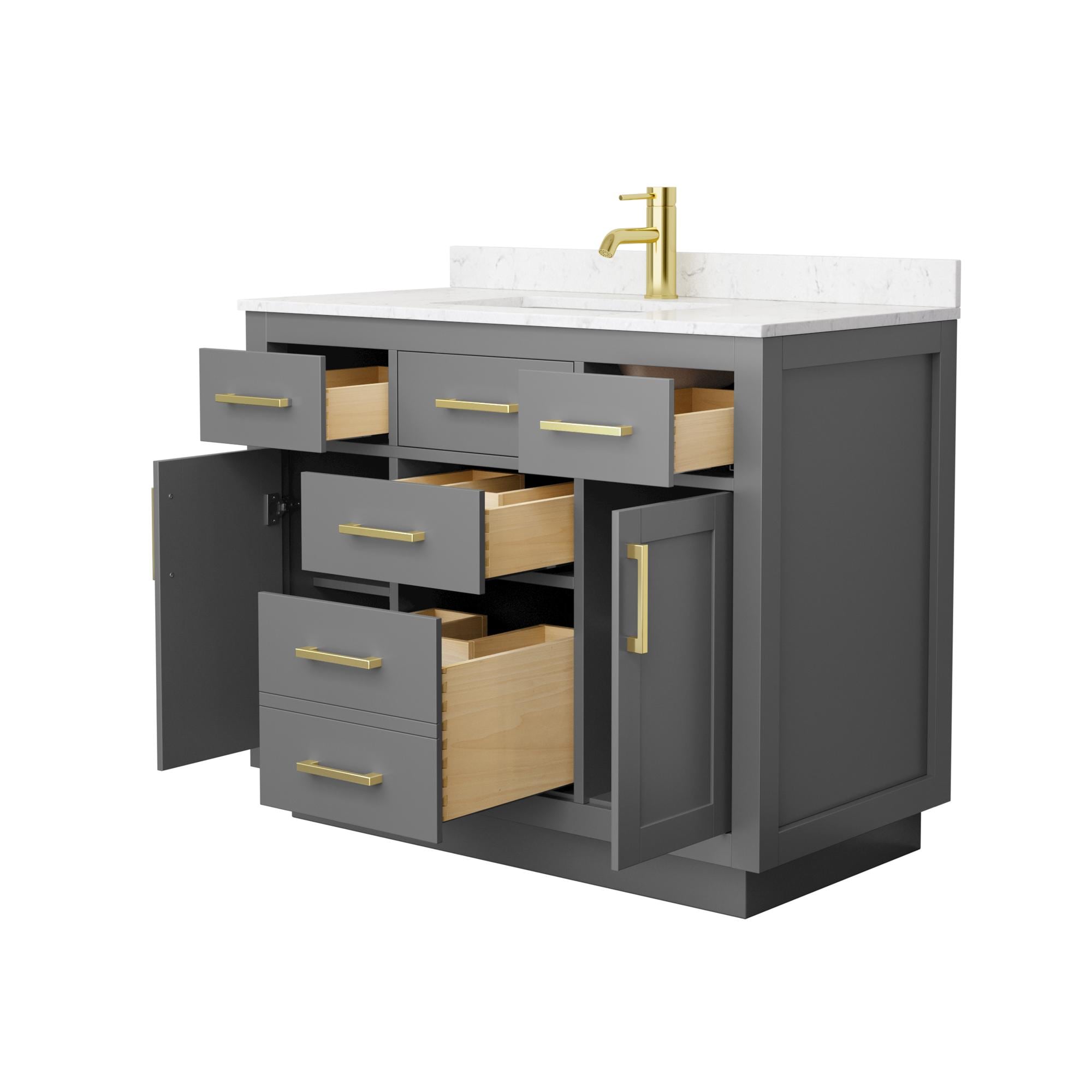 Wyndham Collection WCG262642SGGCCUNSMXX Bath-Vanity-Combo - View #2