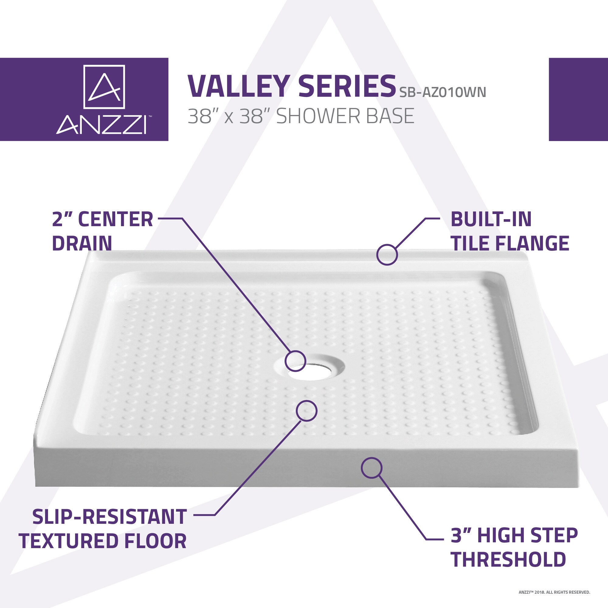 Delta 38 in. x 73.88 in. 2-Piece Direct-to-Stud Corner Wall