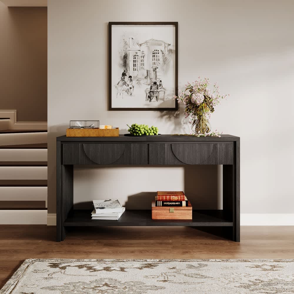 Coolbibila ARIA-CONSOLE-BLACK Console-Sofa-Tables - View #4