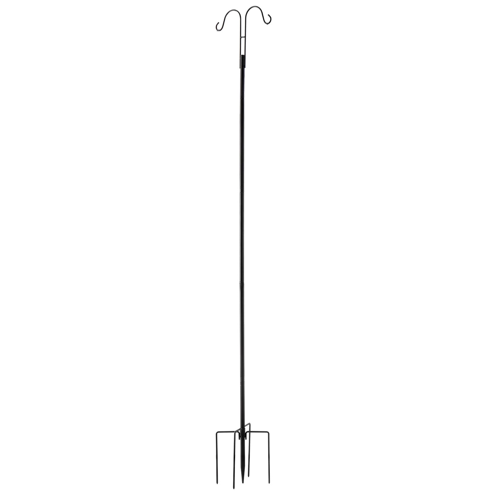 GIVIMO - 8-Pack 76-in Double Shepherds Hooks with 3/4-in Thick Steel and 26.5-lb Capacity Garden ...