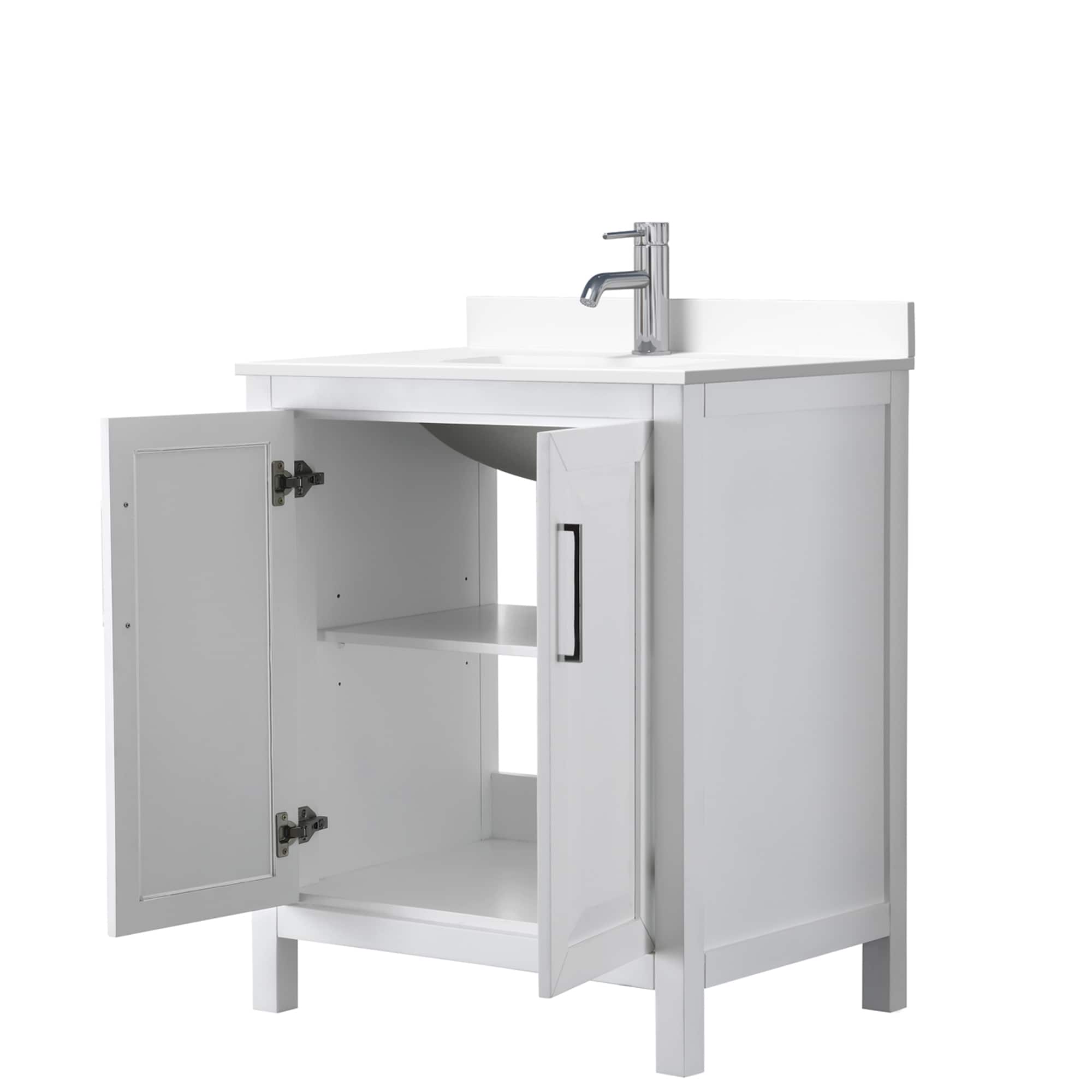 Wyndham Collection WCV252530SWHWCUNSMXX Bath-Vanity-Combo - View #2