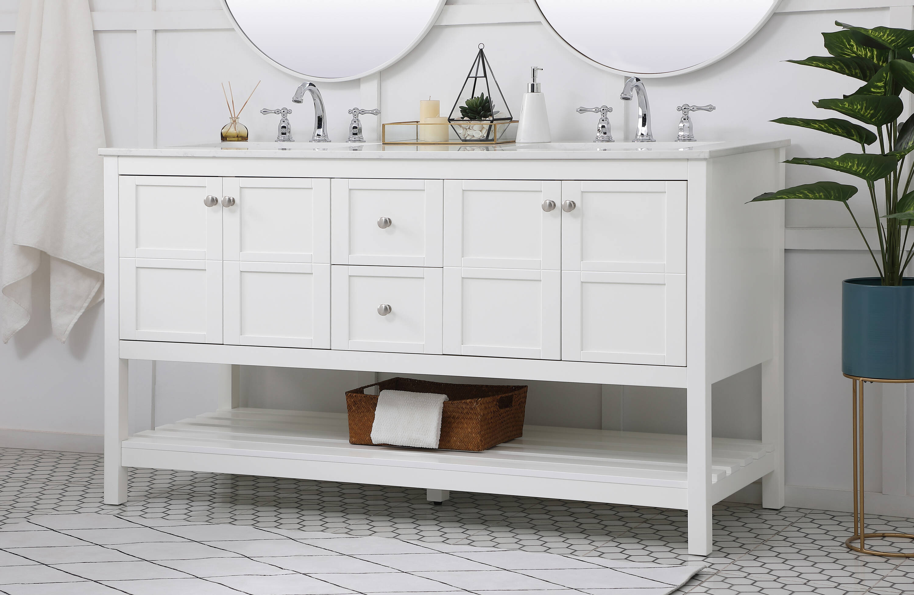 Elegant Decor FI49260DWH Bath-Vanity-Combo - View #3
