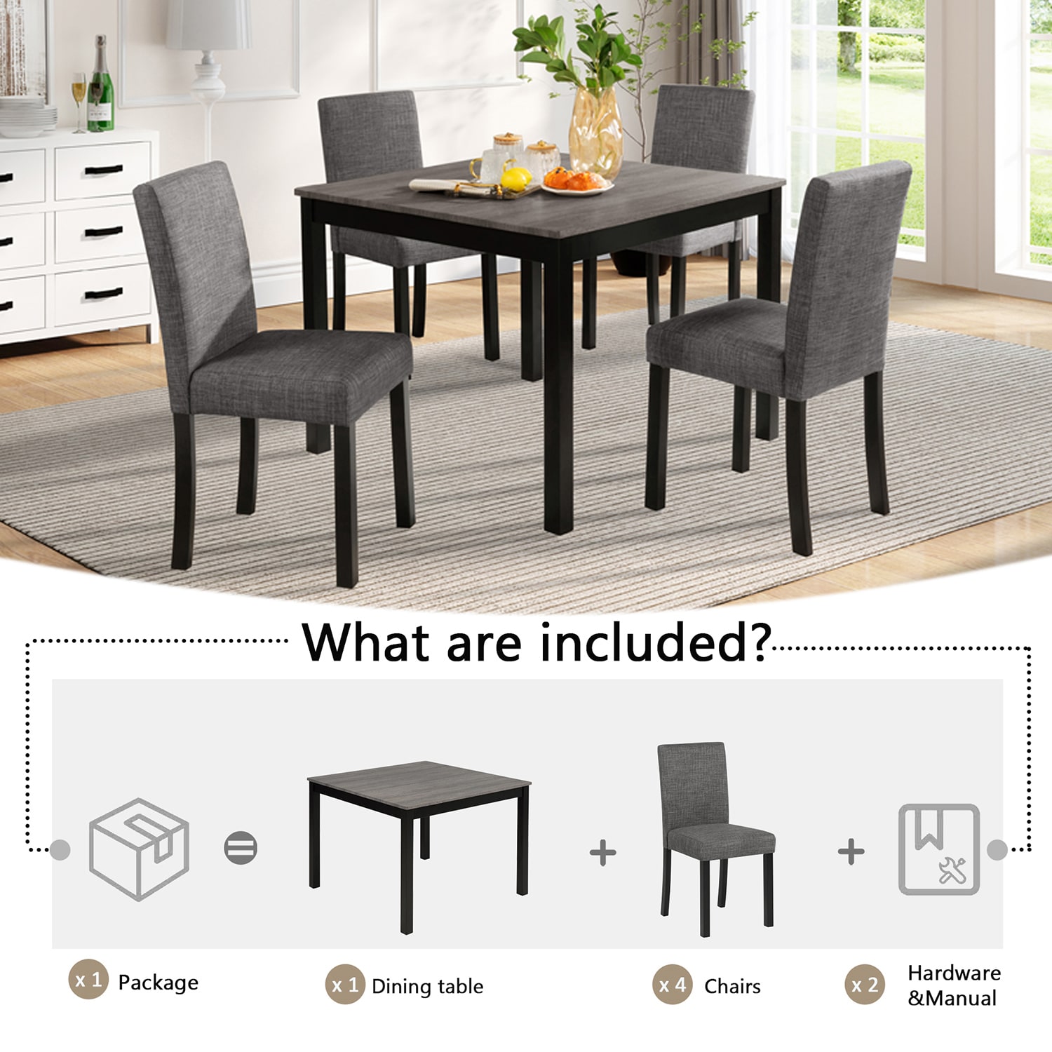Mondawe MO-FB95207 Dining-Sets - View #3