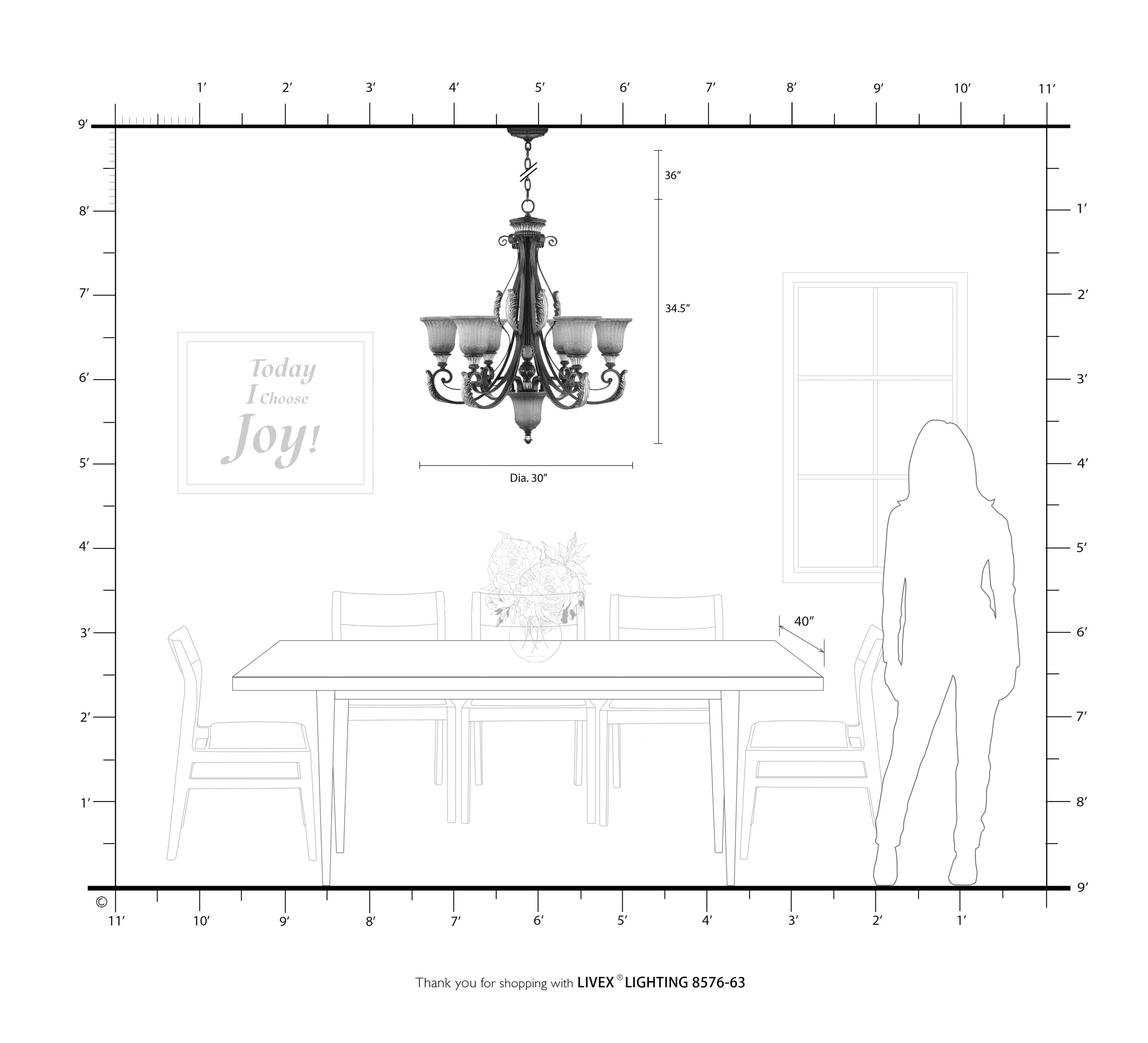 Livex Lighting 8576-63 b090015 - View #6