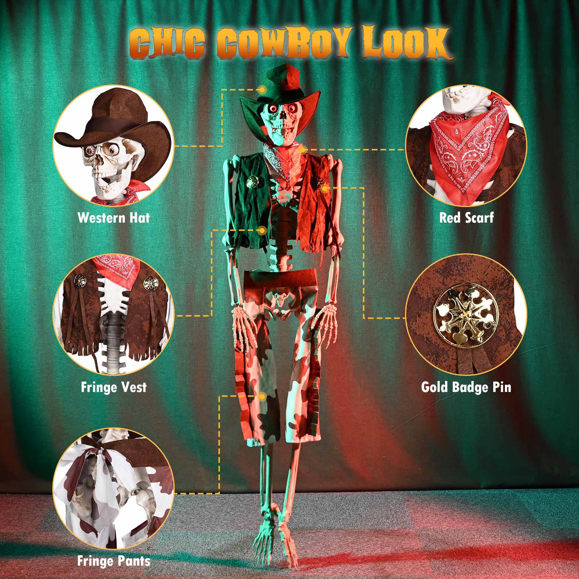 Yescom 60HAL038-SKE-LIX2-LO Decorative-Accessories - View #7