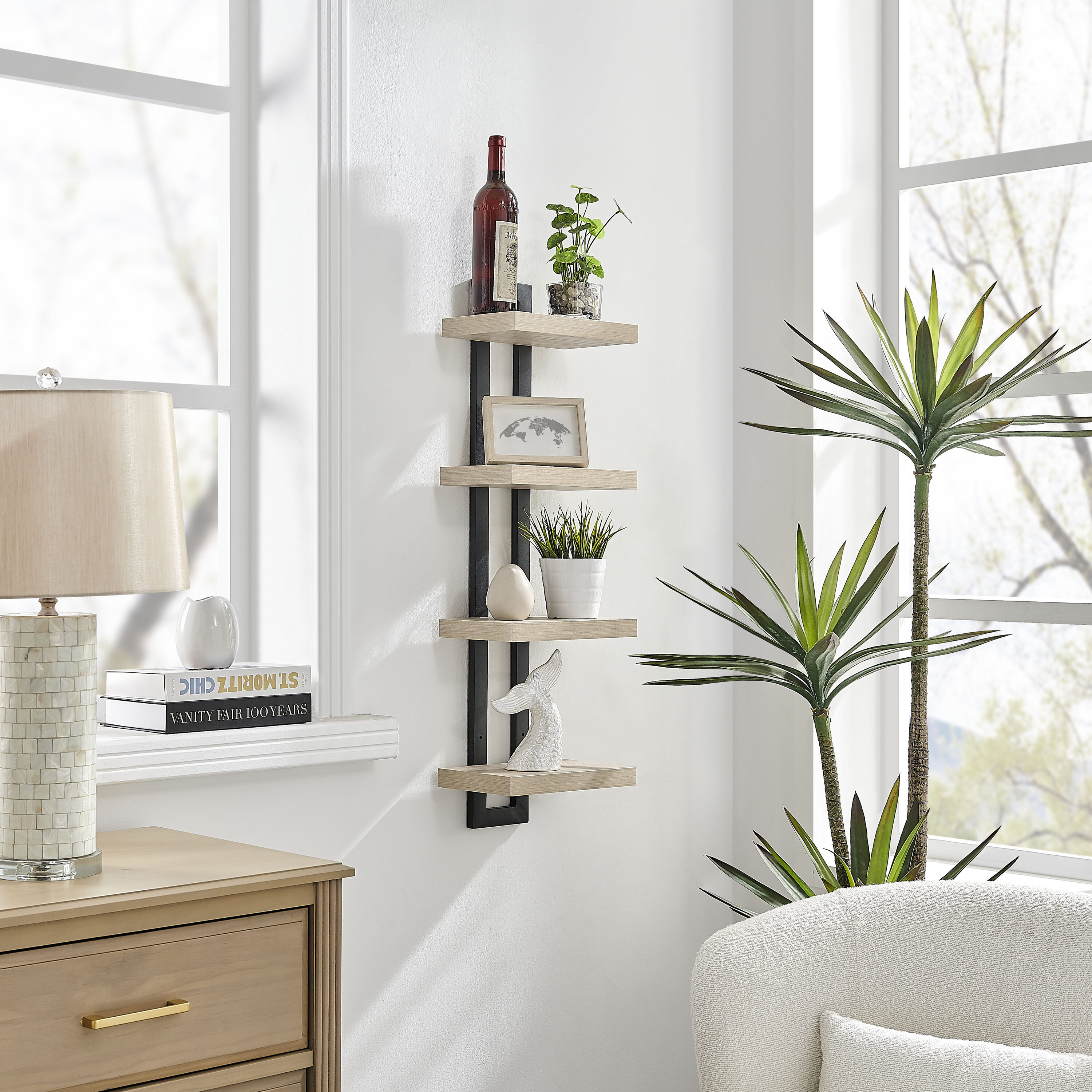 Danya B. GH2220BH Wall-Mounted-Shelving - View #7