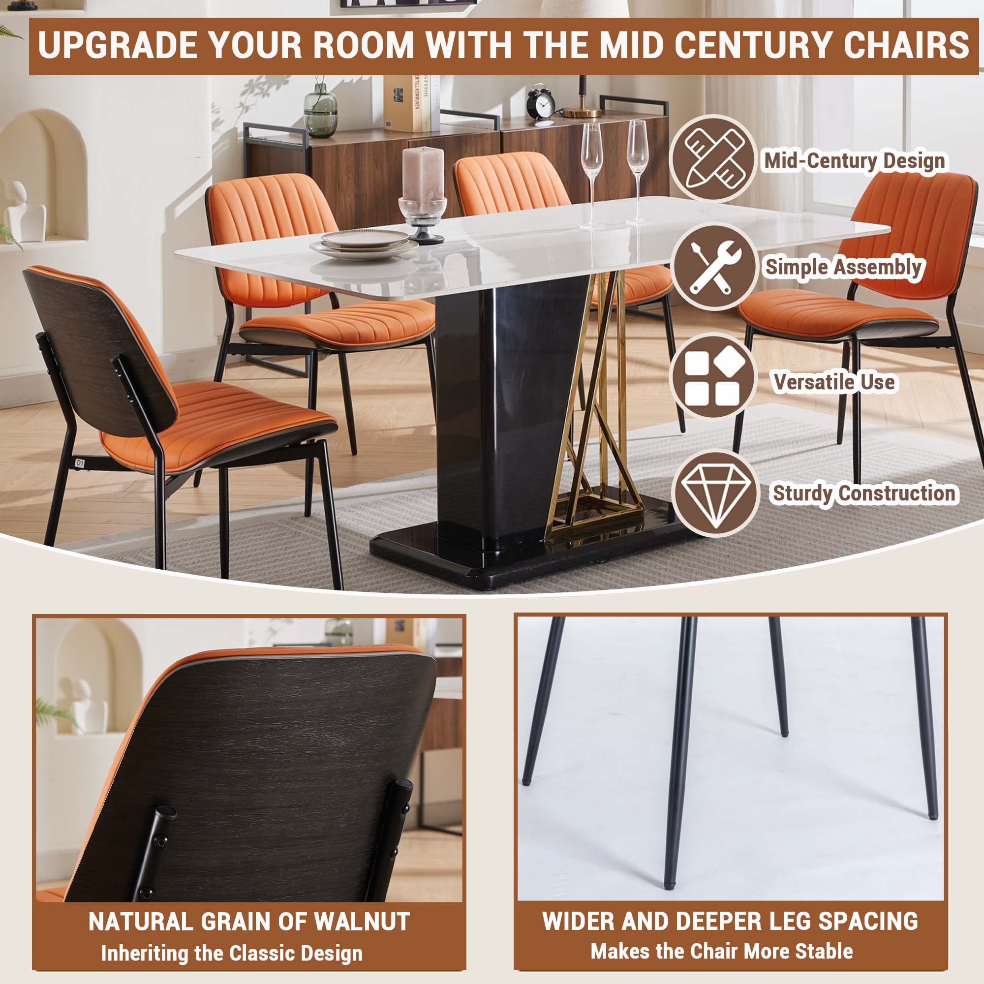 Fun Orange FUN25YZ02 Dining-Chairs - View #6