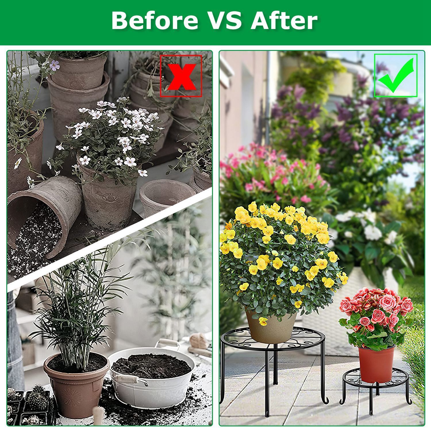 AHIOU HOME ZAAHD-H265NUPS Plant-Stand - View #5