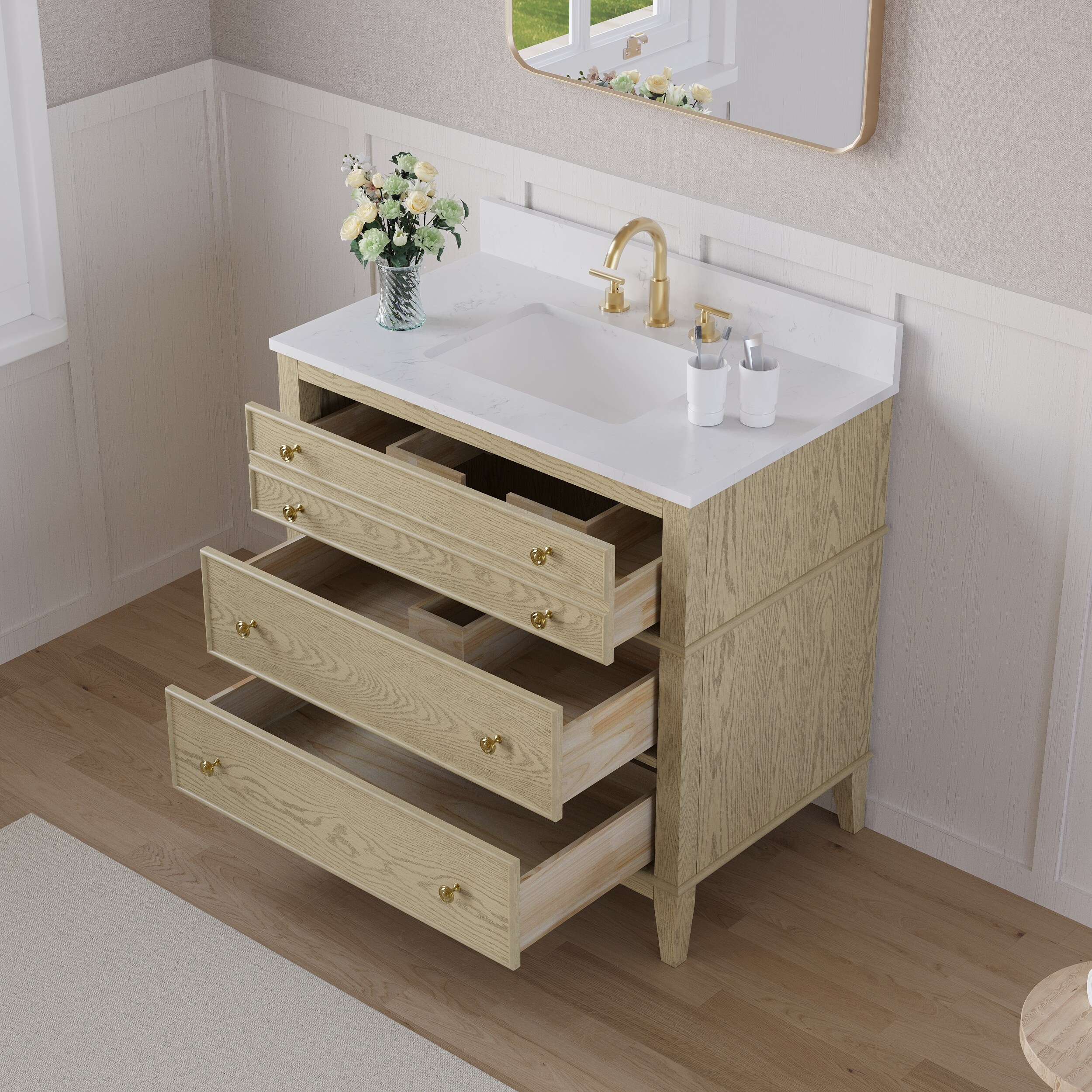 WELLFOR BCB1932PGO -WF Bath-Vanity-Combo - View #13