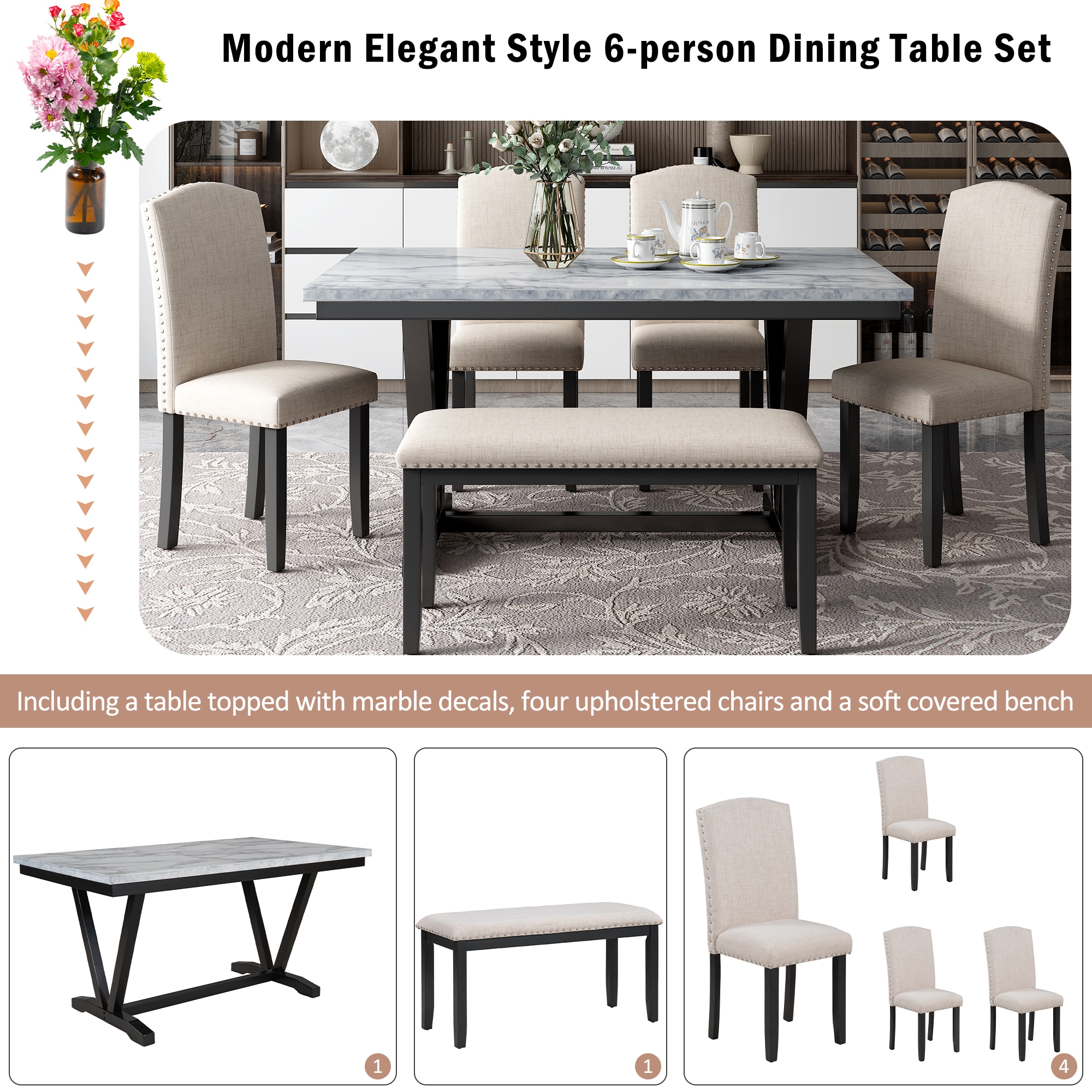 JANSNO DKSELL020 Dining-Sets - View #3
