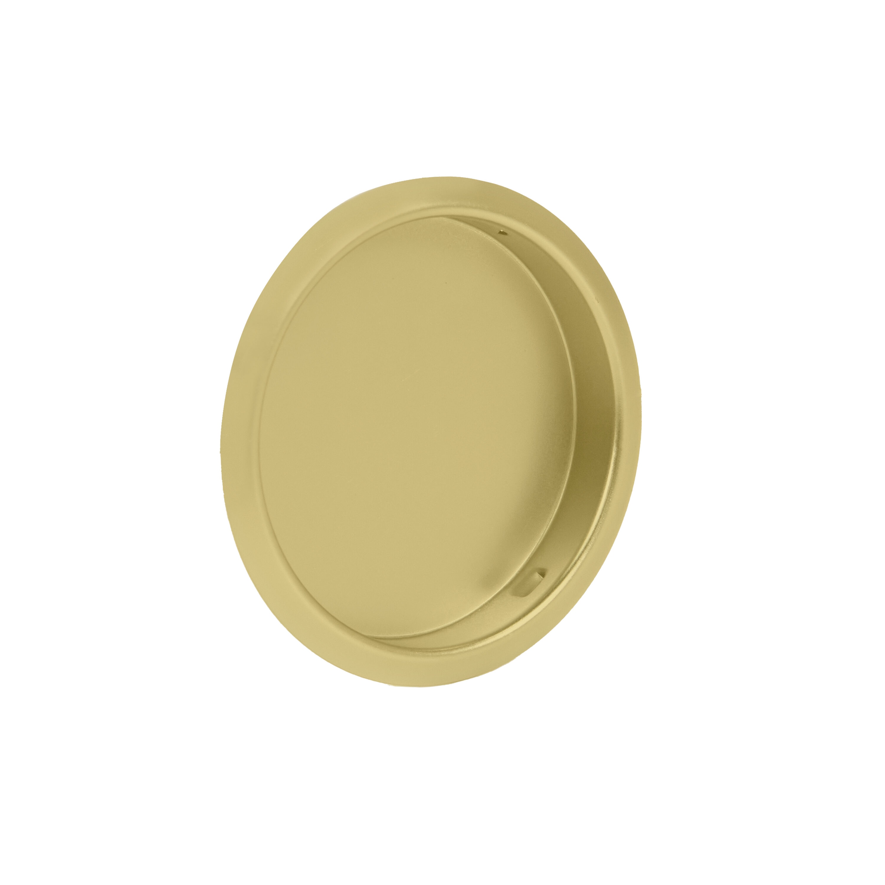 M-D 45402 2.4375-in Soft Gold Sliding Closet Door Mortise cup Pull (
