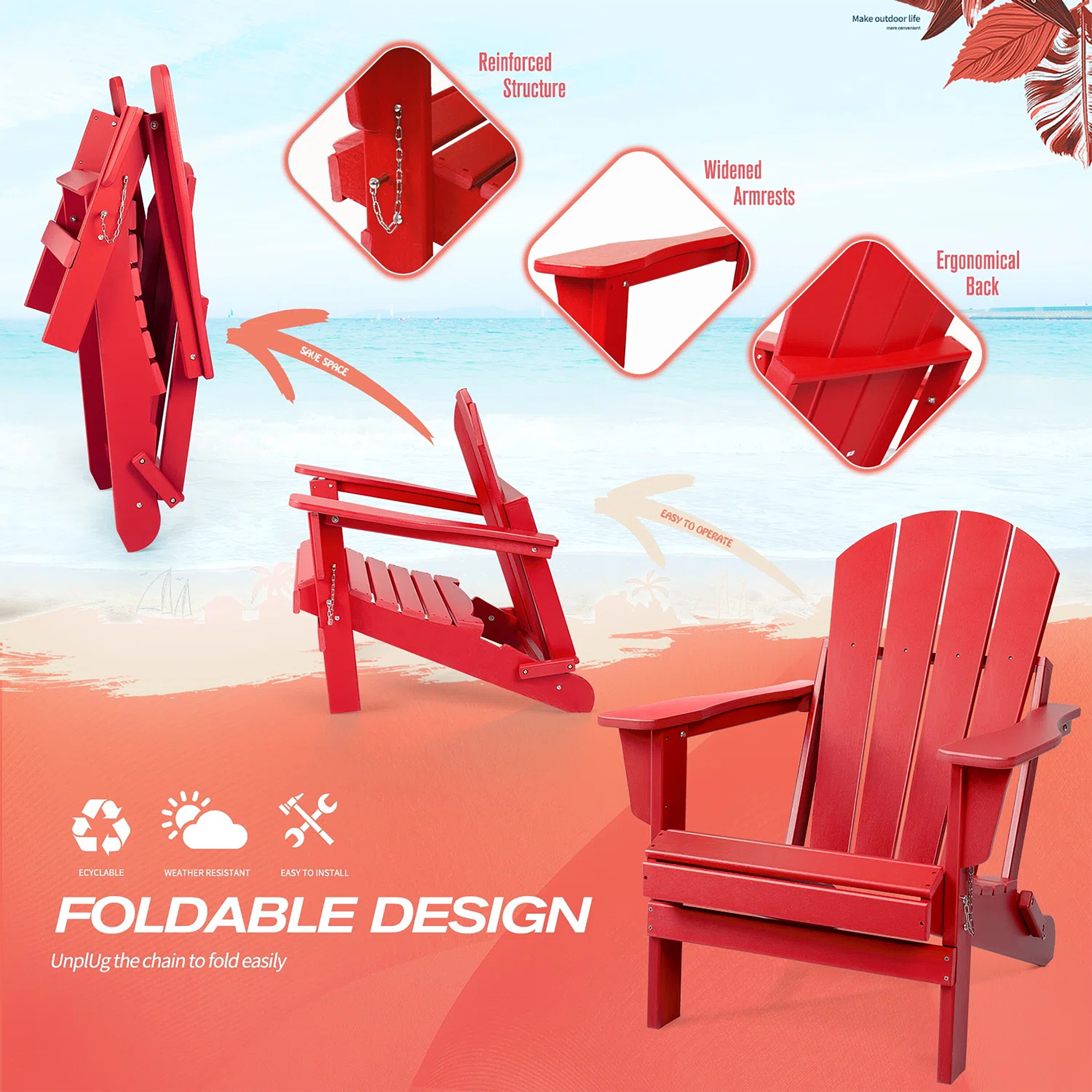 Vineego LS-PC200A1 Patio-Chairs - View #2