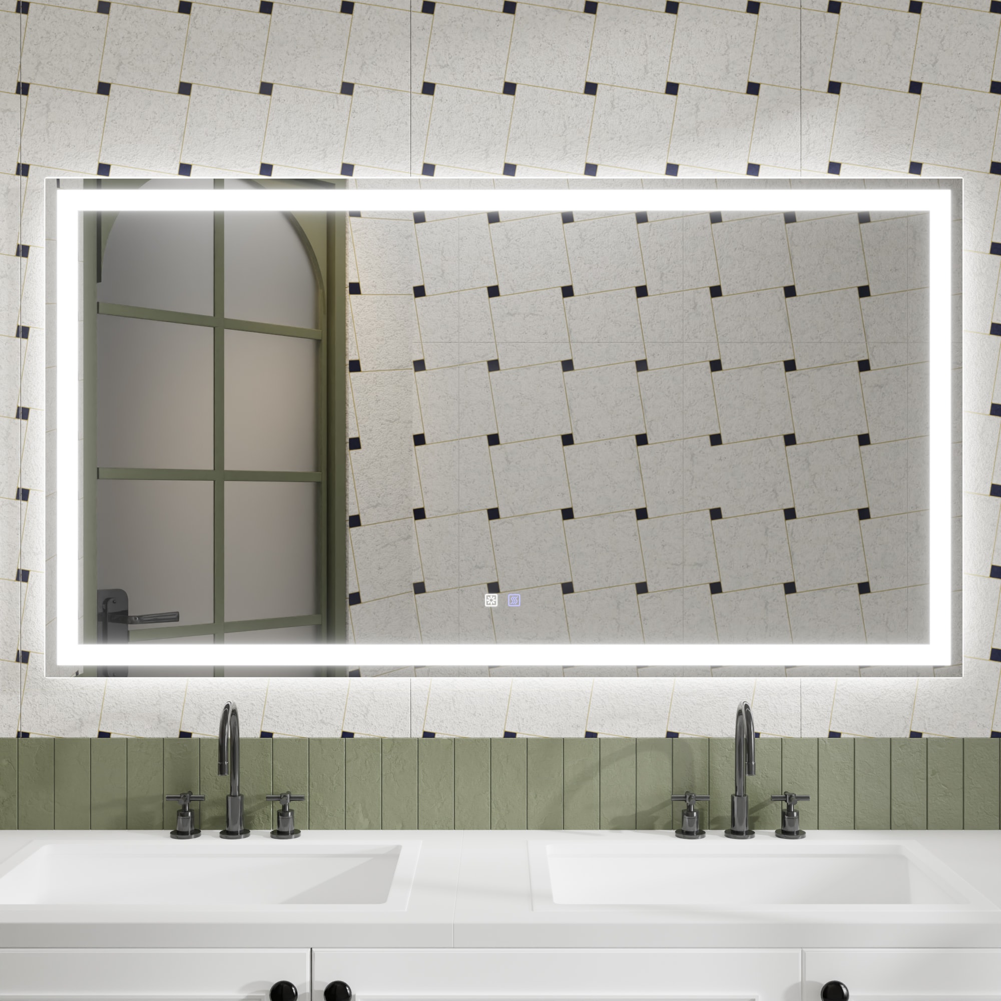 ExBrite DHBM2836BG Framed-Bath-Mirrors - View #17
