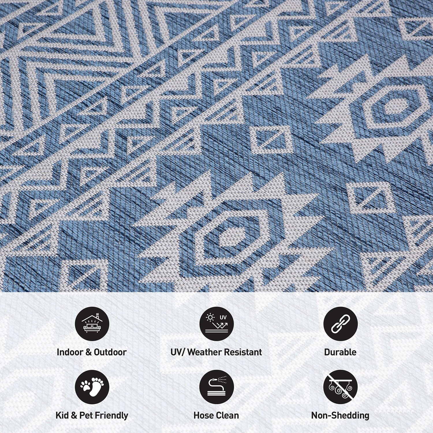 World Rug Gallery 124BLUE5X7 rugs - View #5