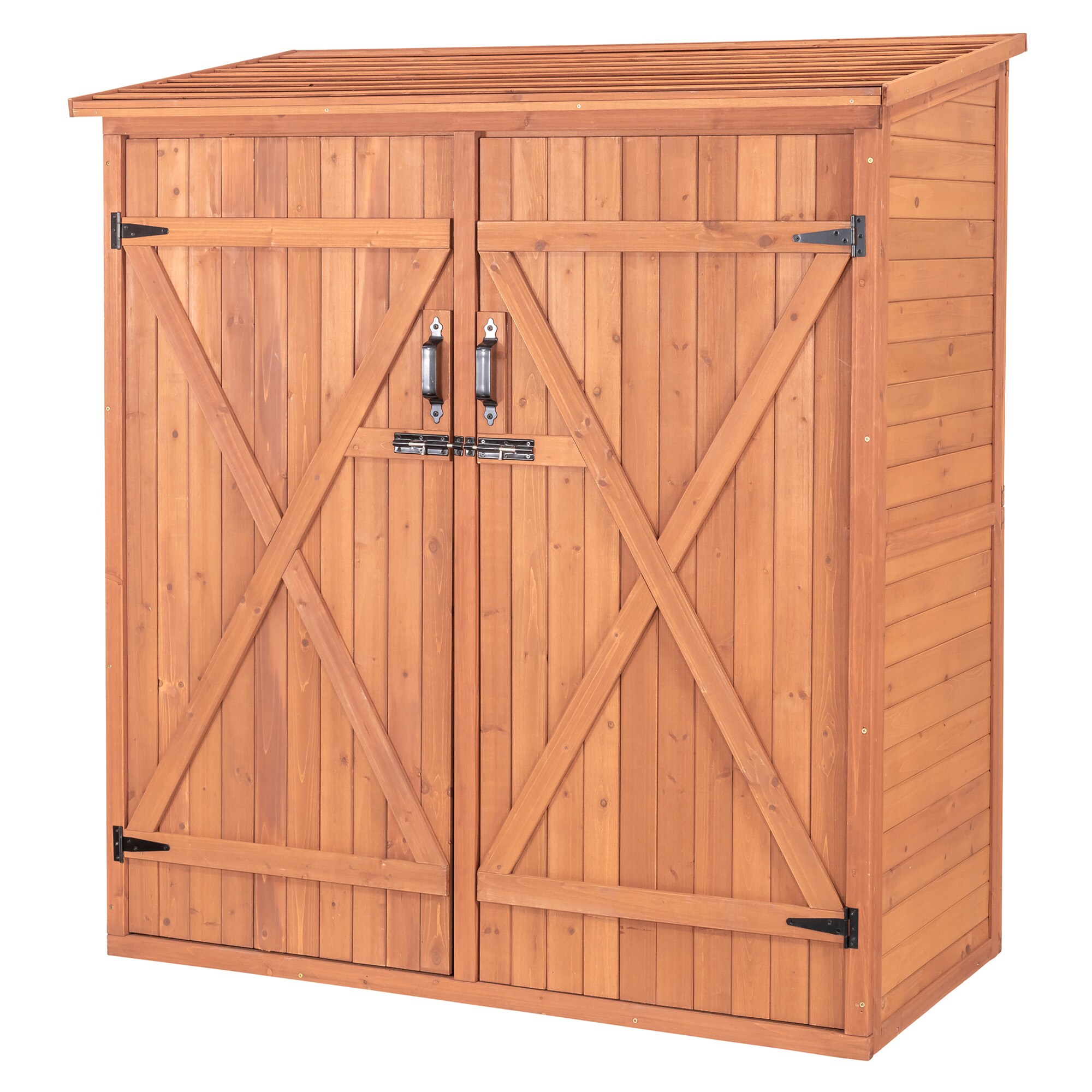 Leisure Season 5-ft X 3-ft Wood Storage Shed (floor Included) In The 