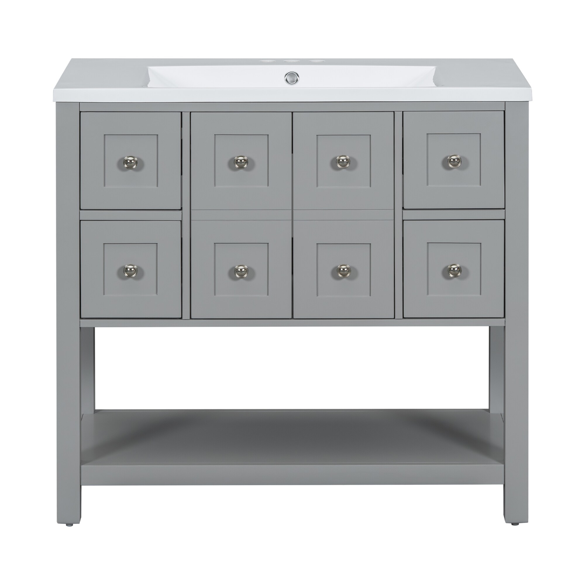 ModernLuxe L3P-SW000123AAE-1 Bath-Vanity-Combo - View #12