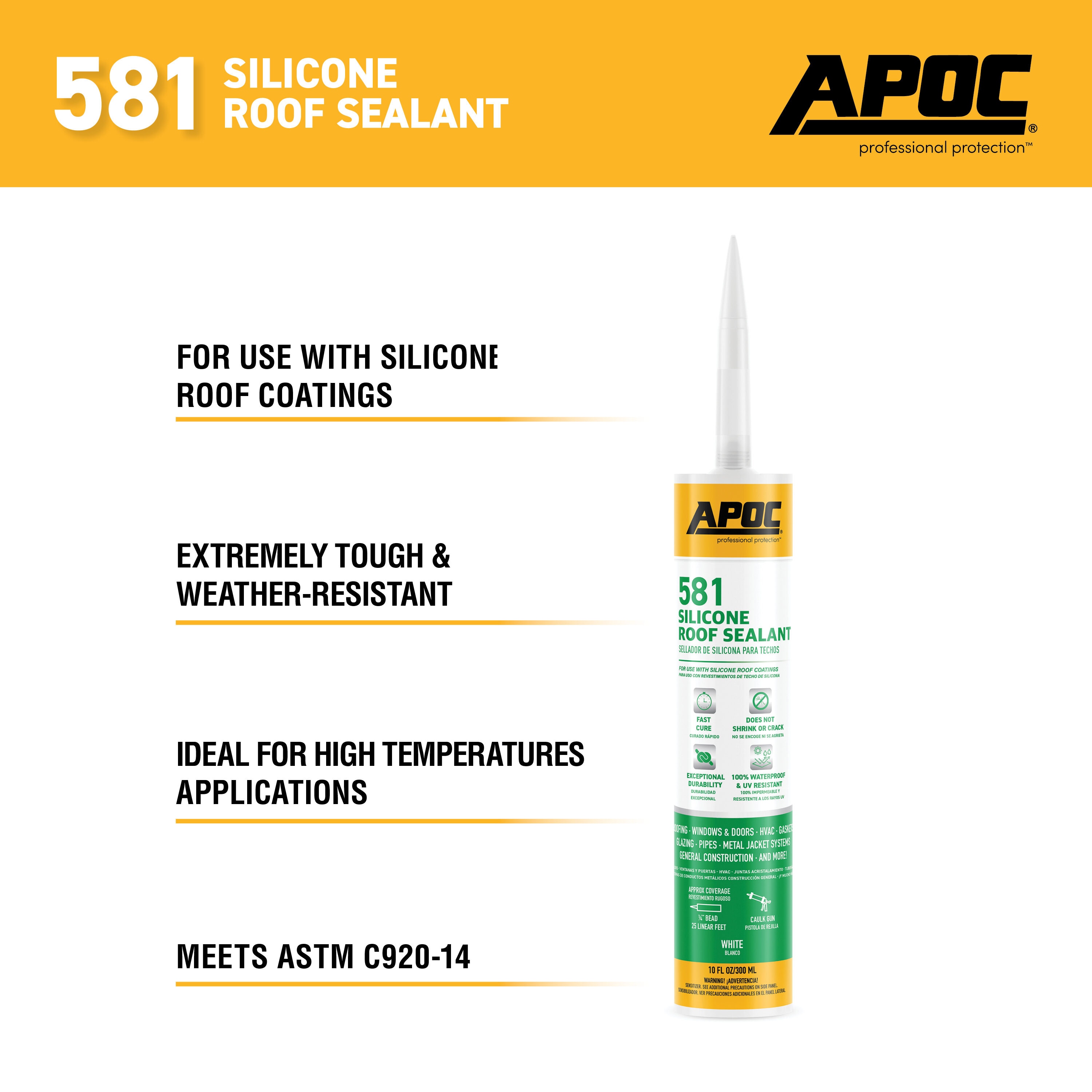 APOC®581Silicone Roof Patch