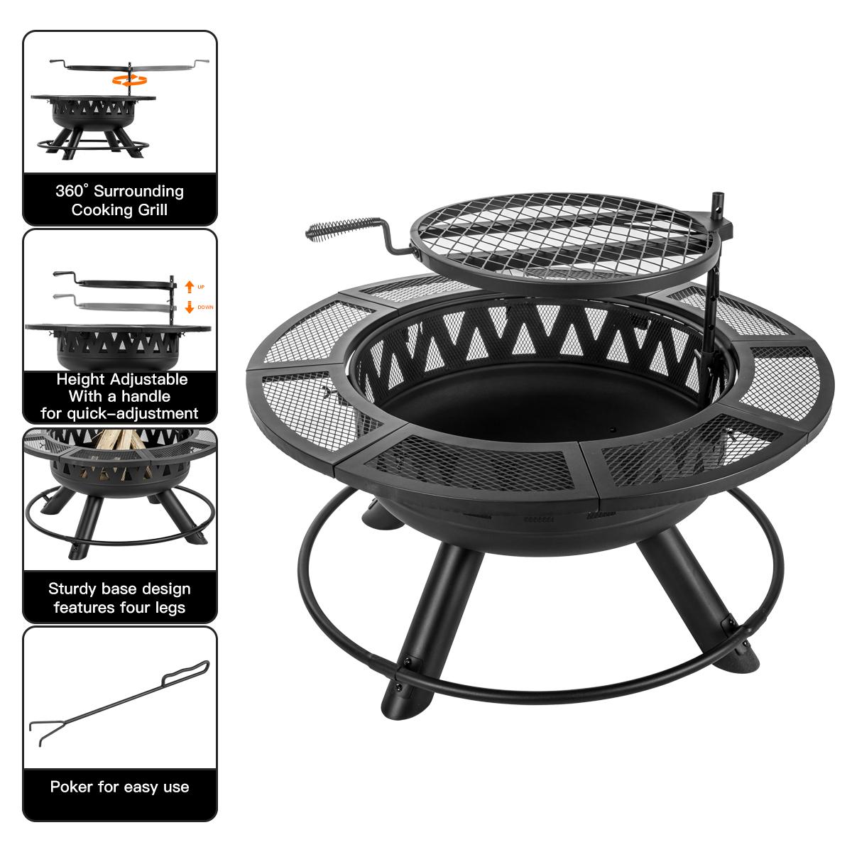 Bayfeve BFYA-50073-GL Charcoal-Grills - View #3
