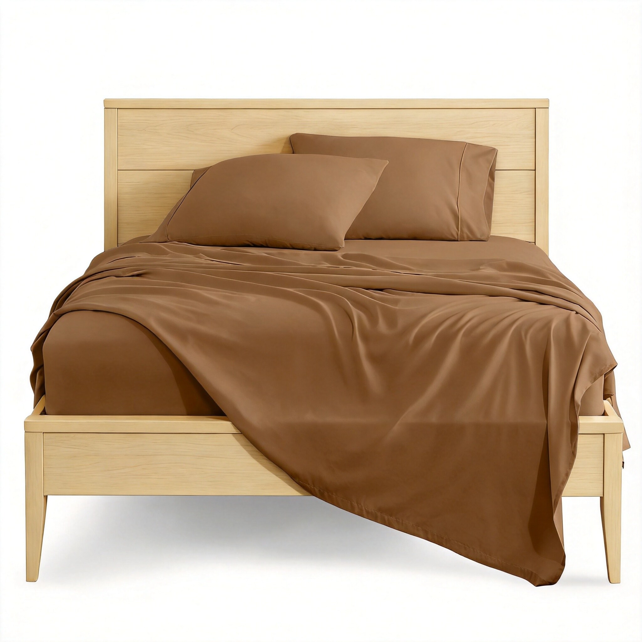 CovertSafe 3 Piece Twin XL Sheet Set Ultra-softfiber Extra Long Bed Sheets Double Brushed Deep Pockets Easy Fit
