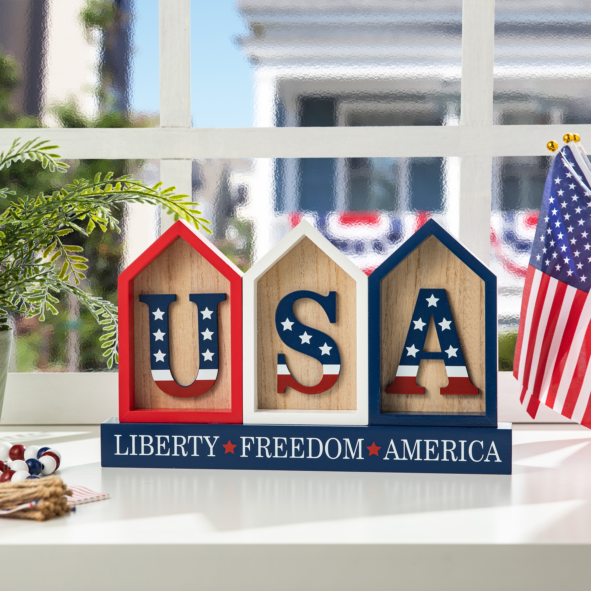 4th of july table top decorations