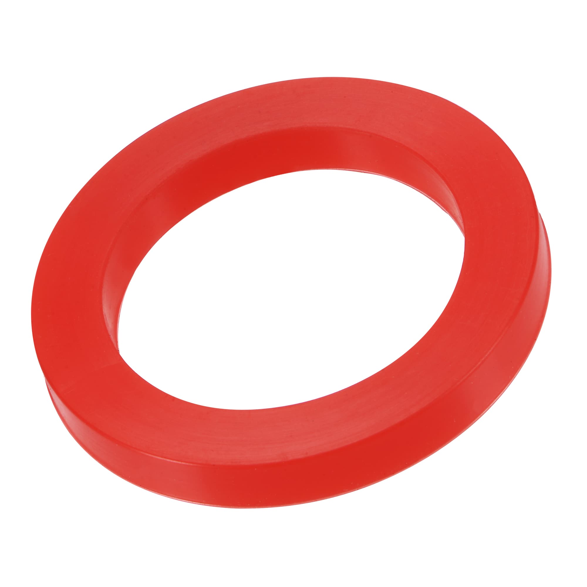Unique Bargains Silicone Rubber Flat Washer 1-1/2 Inch DN40 Gasket for Wrench Type Quick Connector Red 5pcs