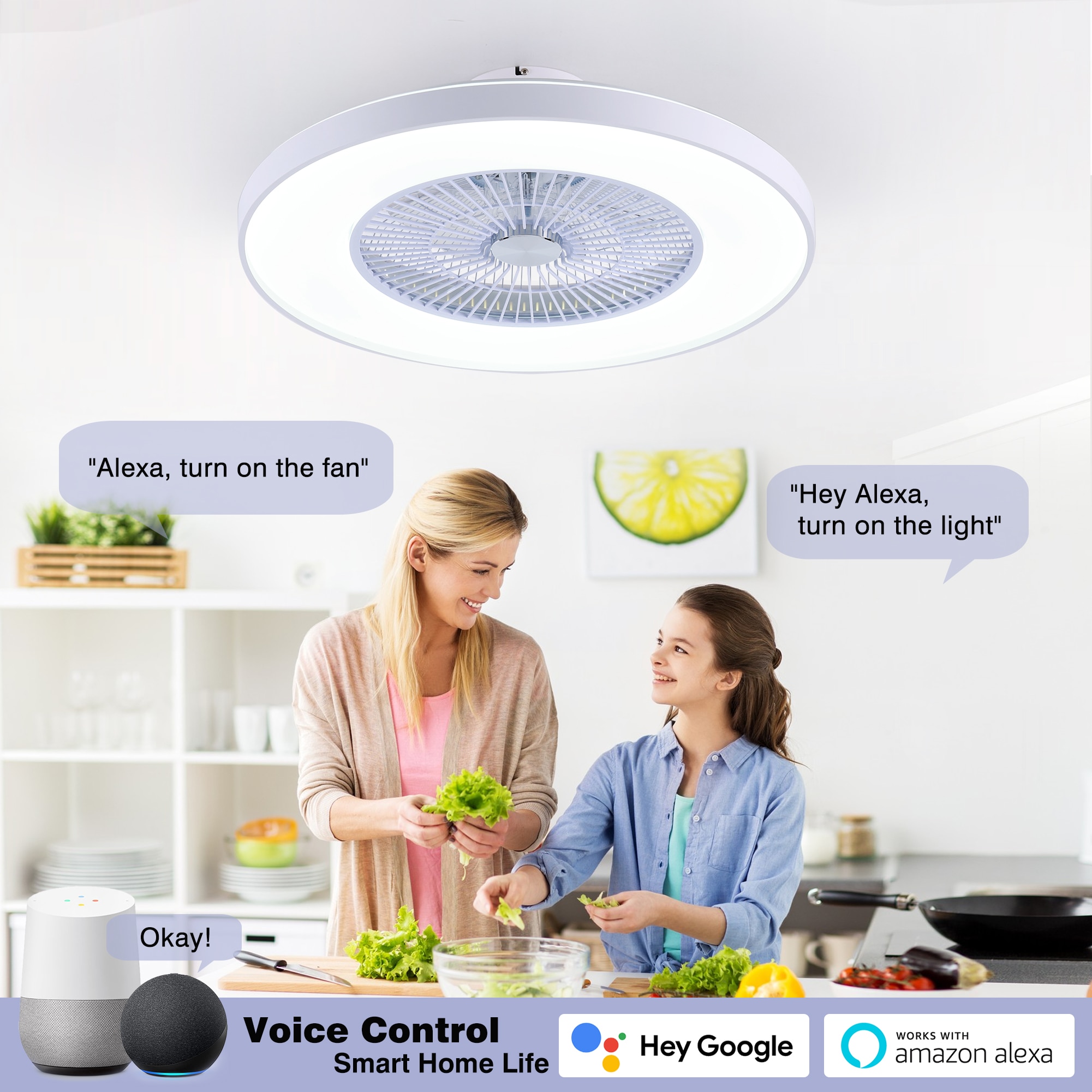 Humhold HDFSD-L01-WT Ceiling-Fans - View #2