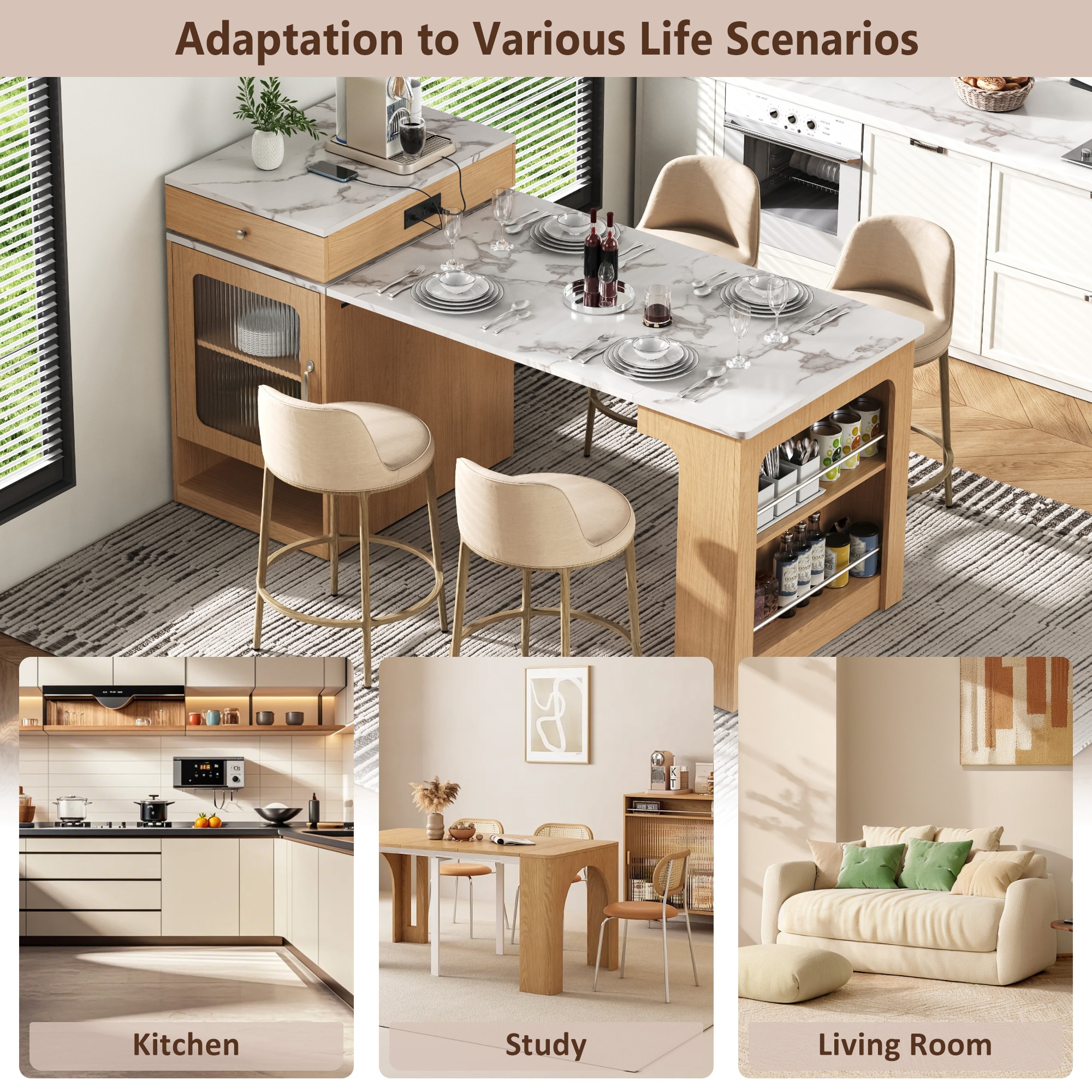 BABOOM BOM-67756GRY-OR Kitchen-Furniture - View #11