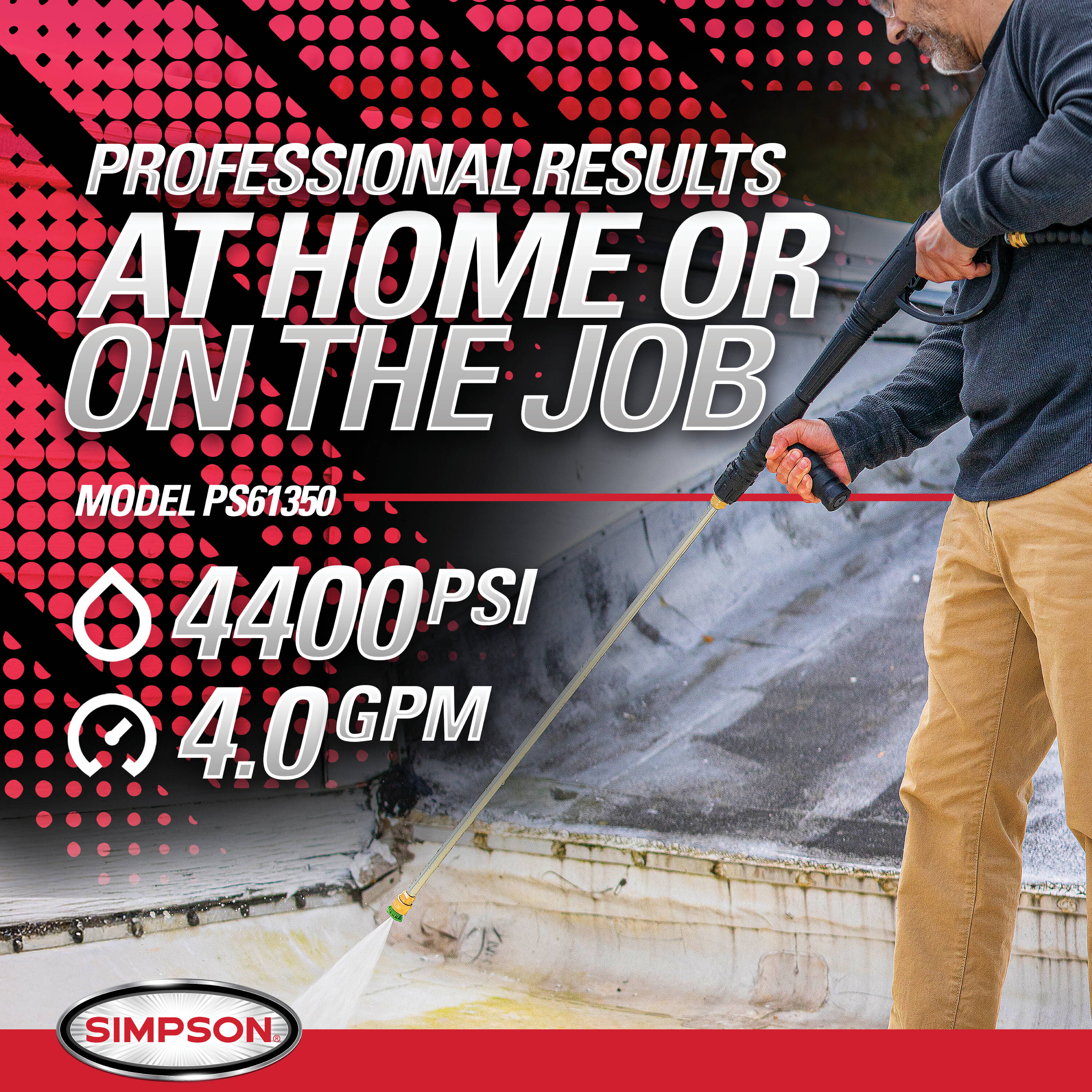 SIMPSON PS61350 Gas-Pressurewashers - View #3