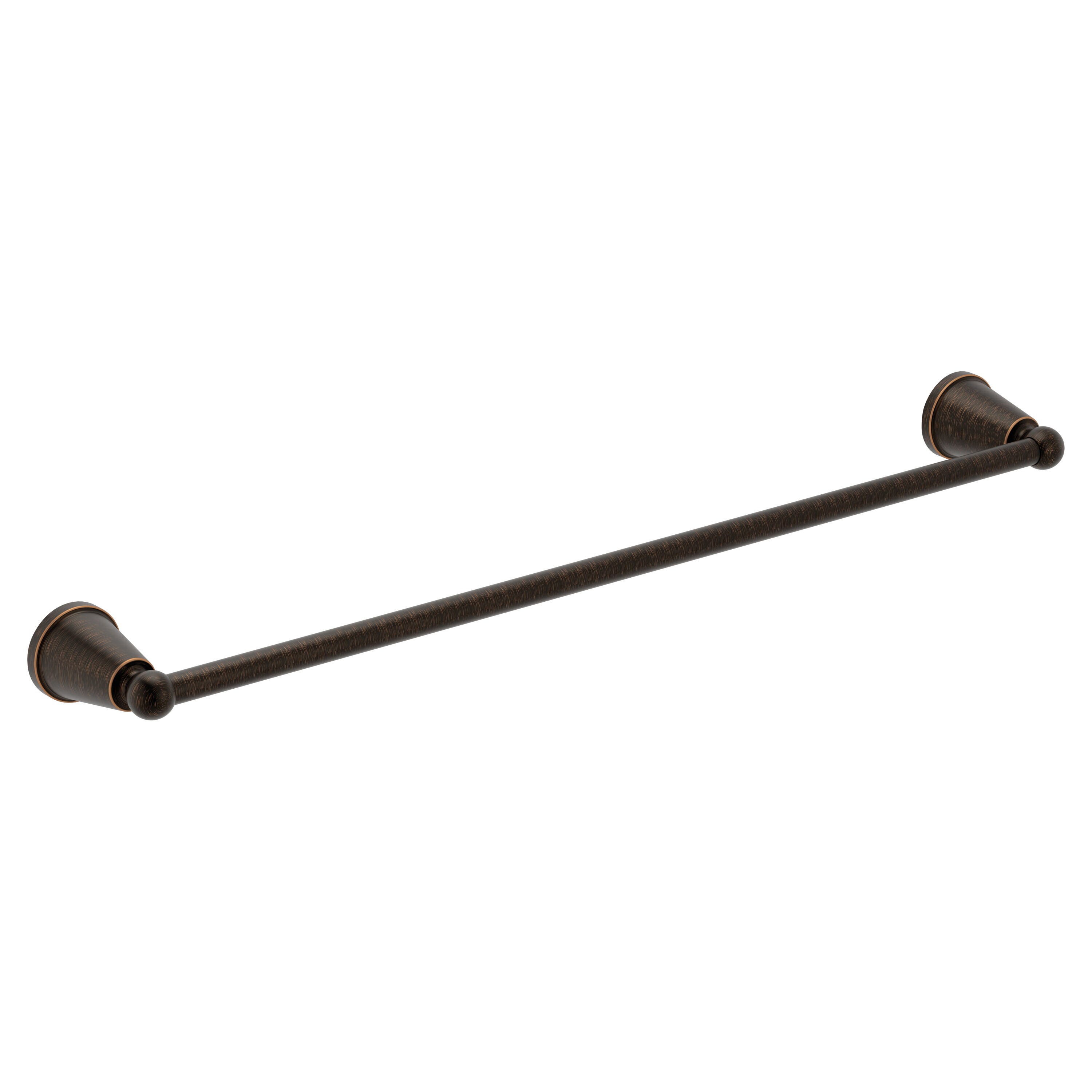 Moen Caldwell 24-in Mediterranean bronze Wall-mount Single Towel Bar