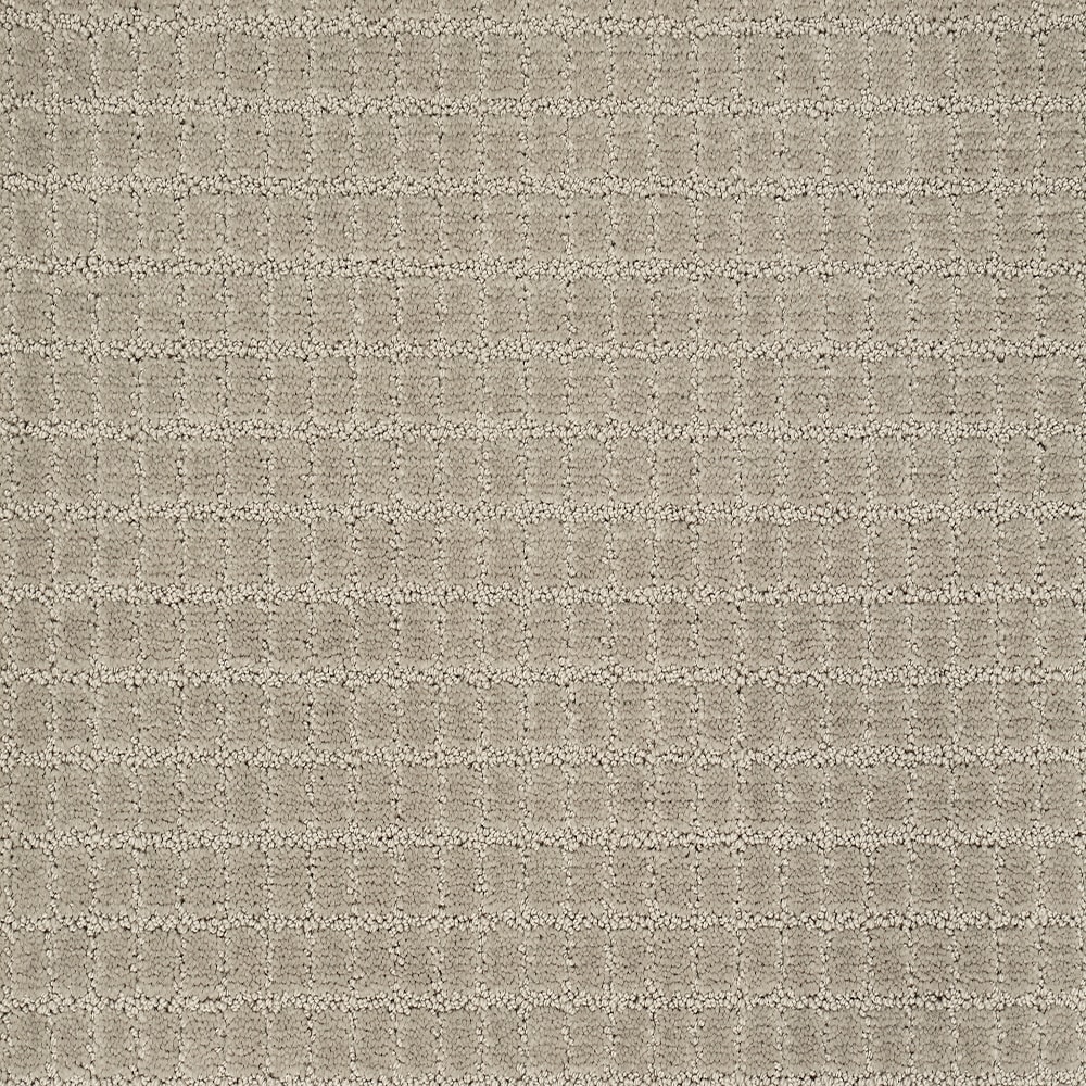 Style Selections SS032-L008-0808 (Sample) Priority Upgrade Unfading Tan 25-oz sq yard Polyester Pattern Indoor Carpet