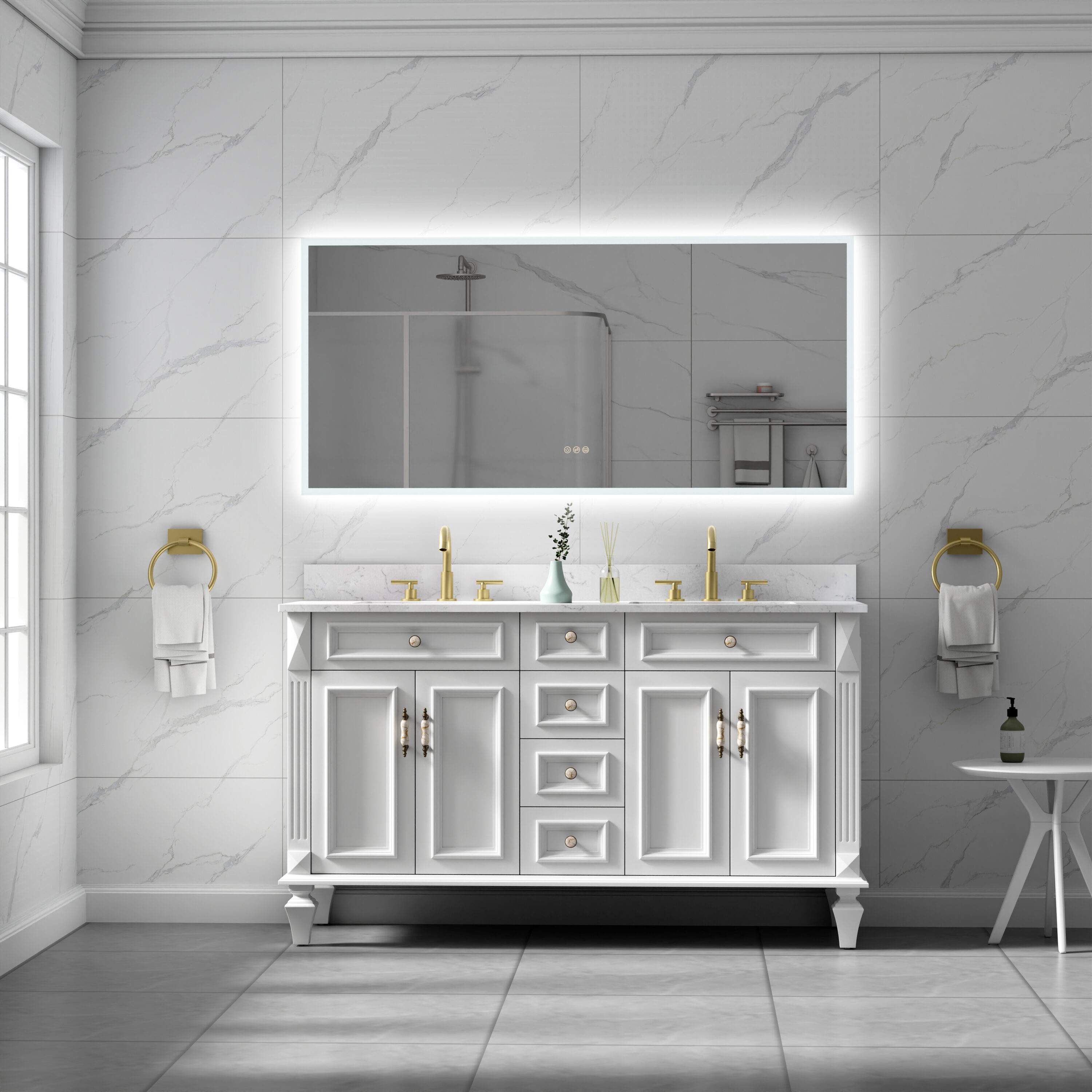 Forclover MRC-W10A6028 Framed-Bath-Mirrors - View #13