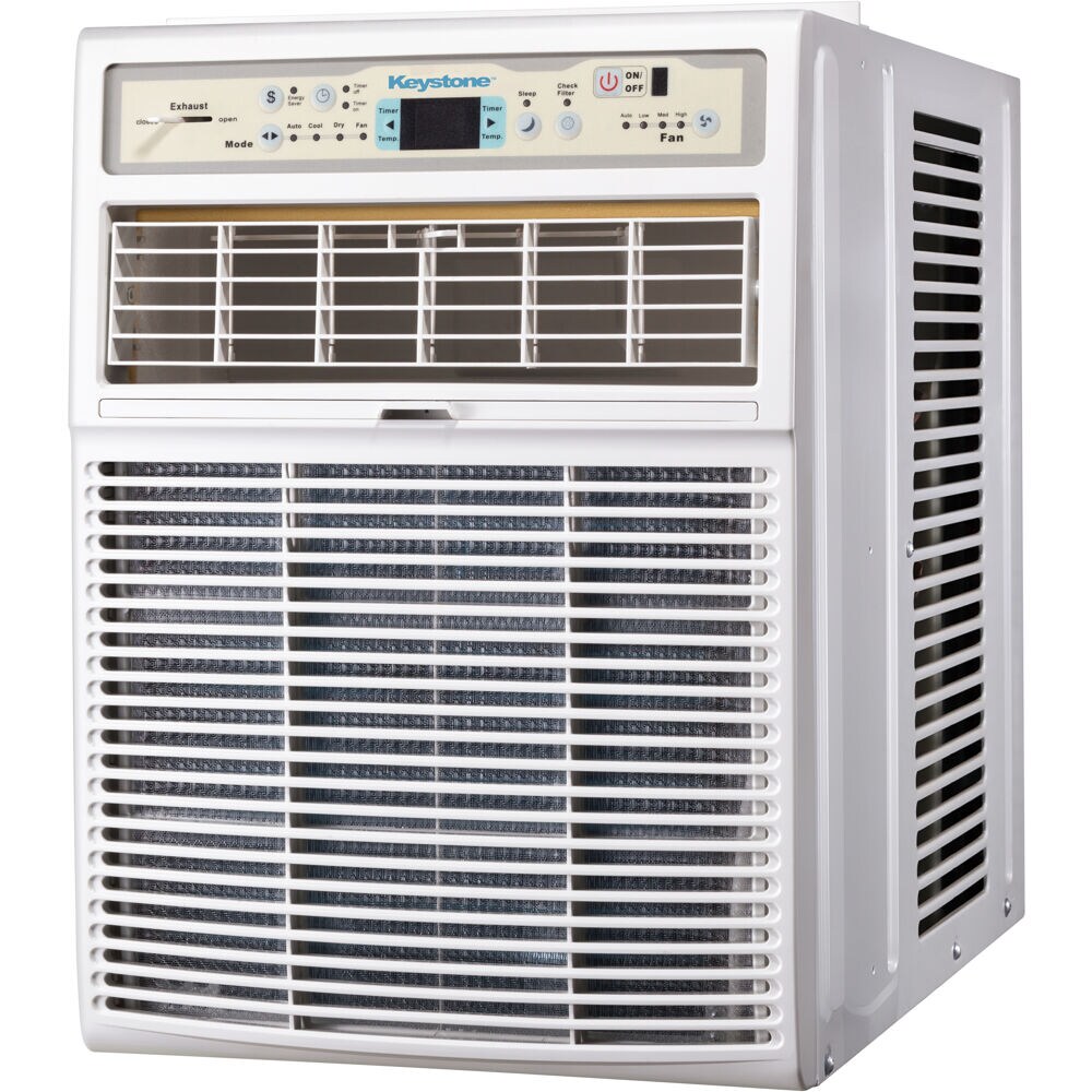 Keystone 26" White Metal Wall Sleeve for Air Conditioners