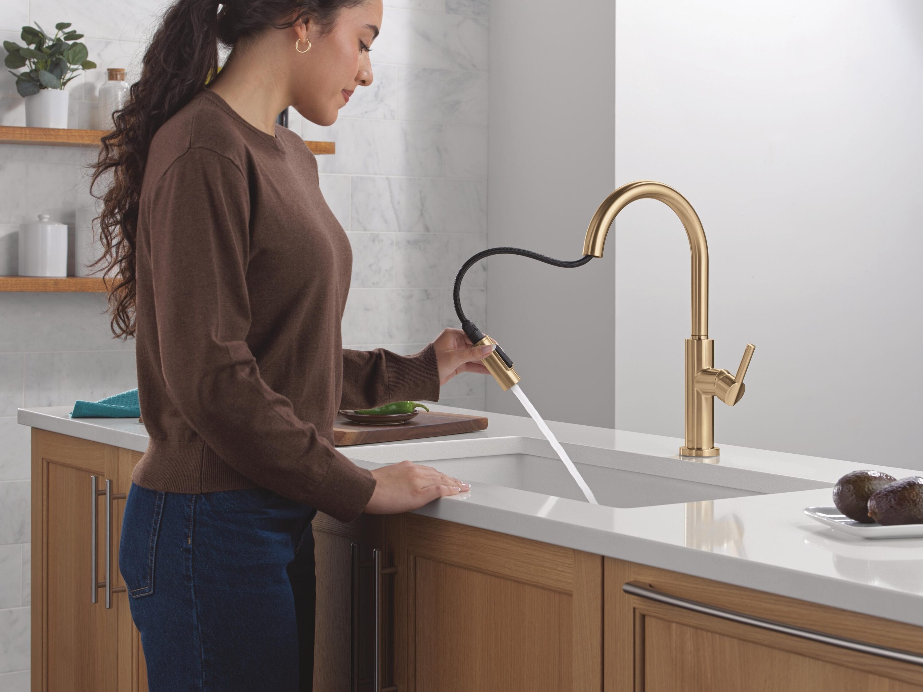 Delta 19867LF-CZ Kitchen-Faucets - View #2
