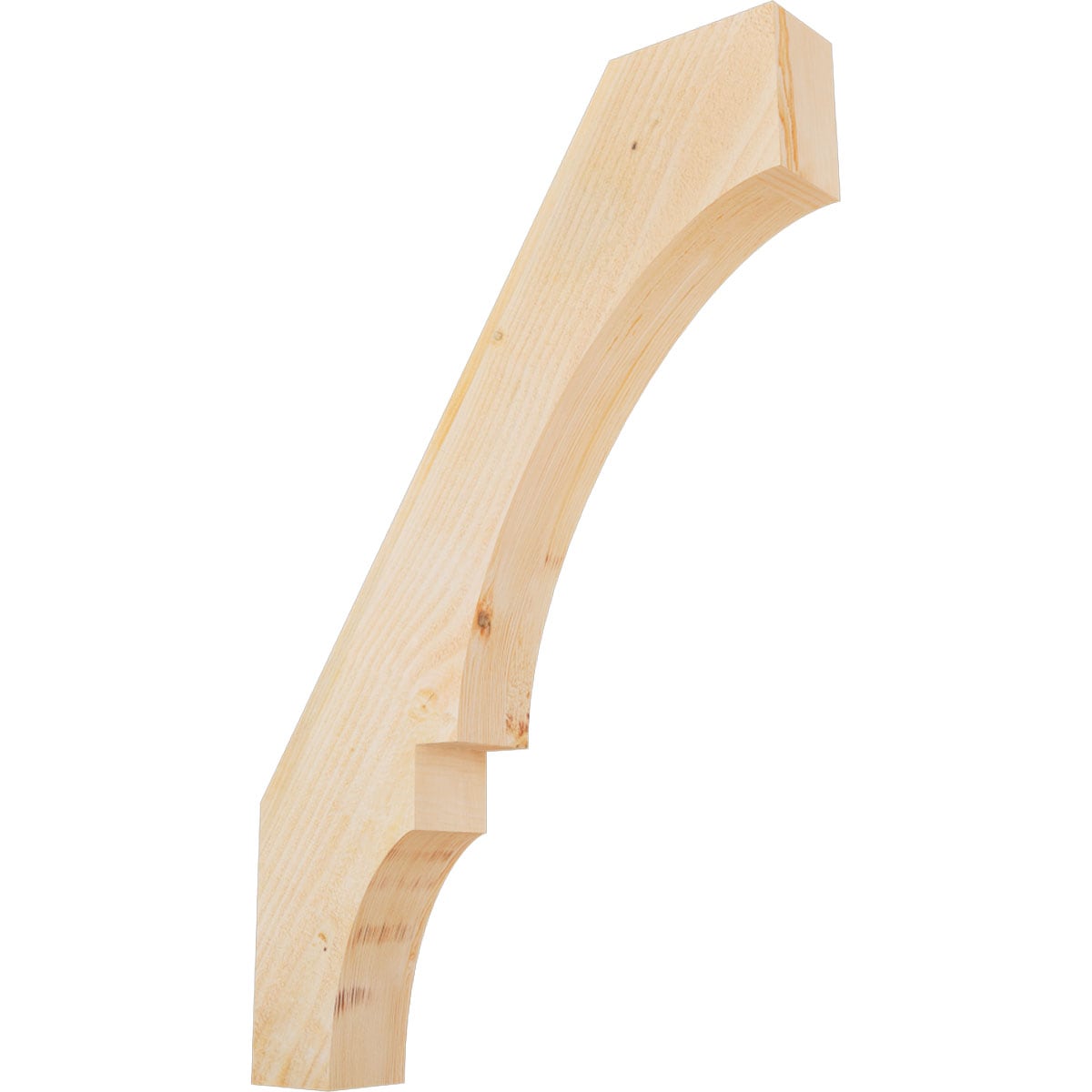 Ekena Millwork BRC04X24X36BOA00RDF 4-in x 24-in x 36-in Douglas Fir Unfinished Wood Balboa rough sawn