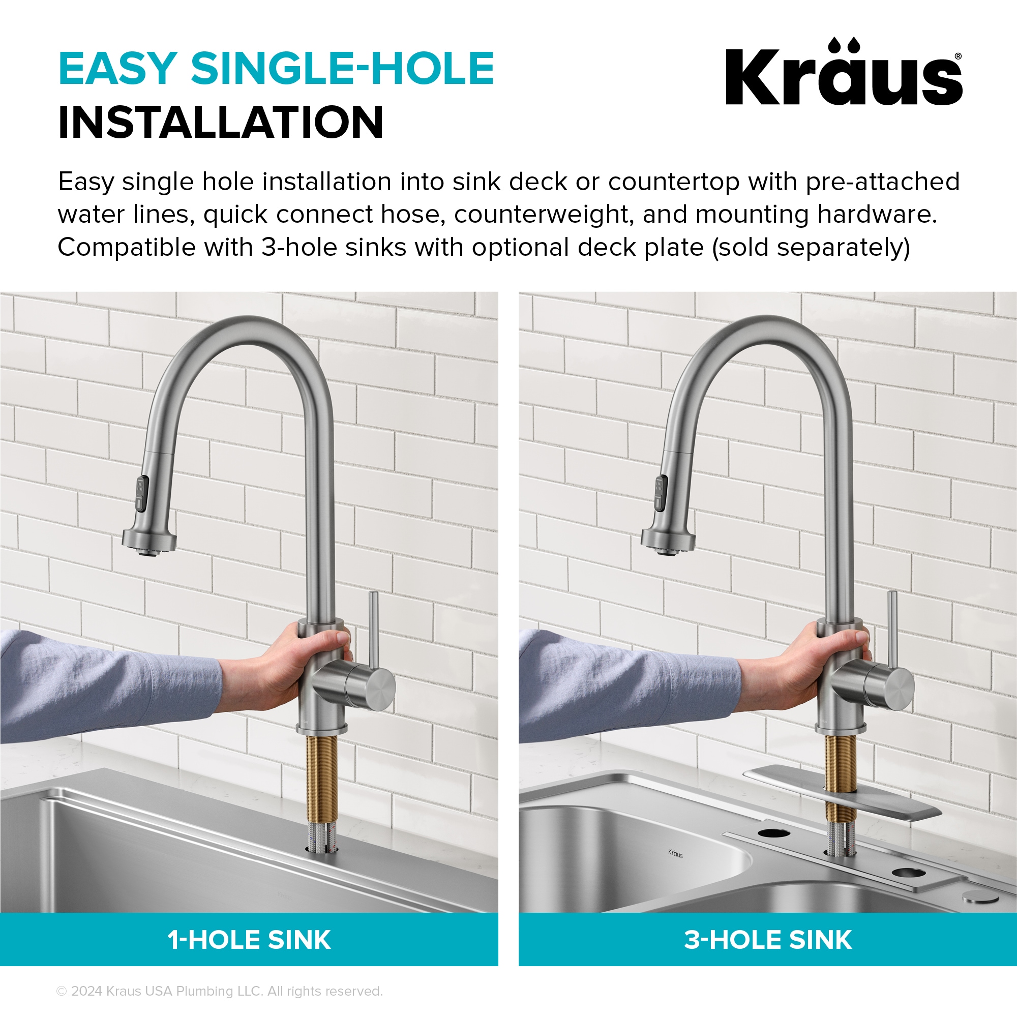Kraus KSF-1616BB Kitchen-Faucets - View #16