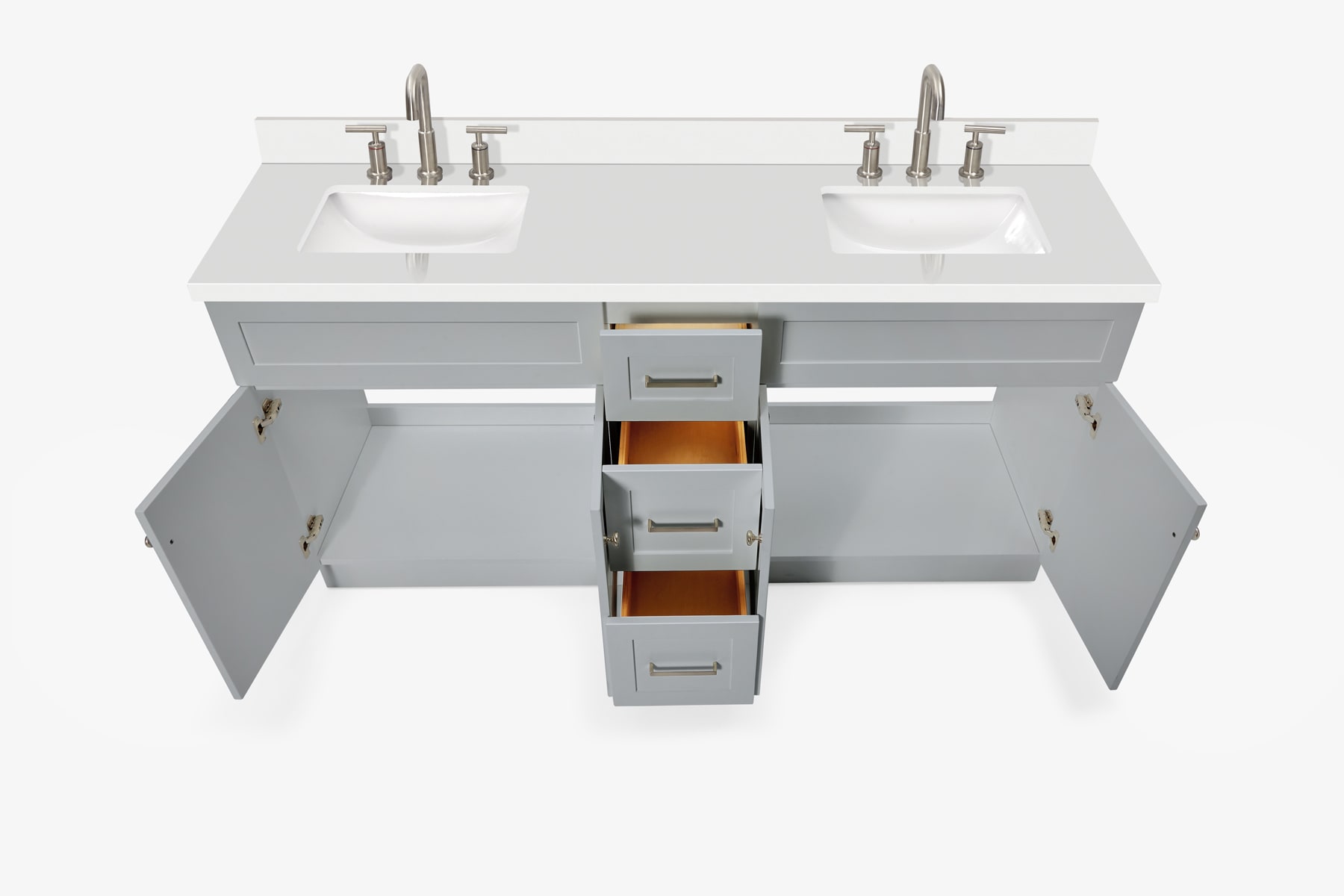 ARIEL F073DWQRVOGRY Bath-Vanity-Combo - View #8
