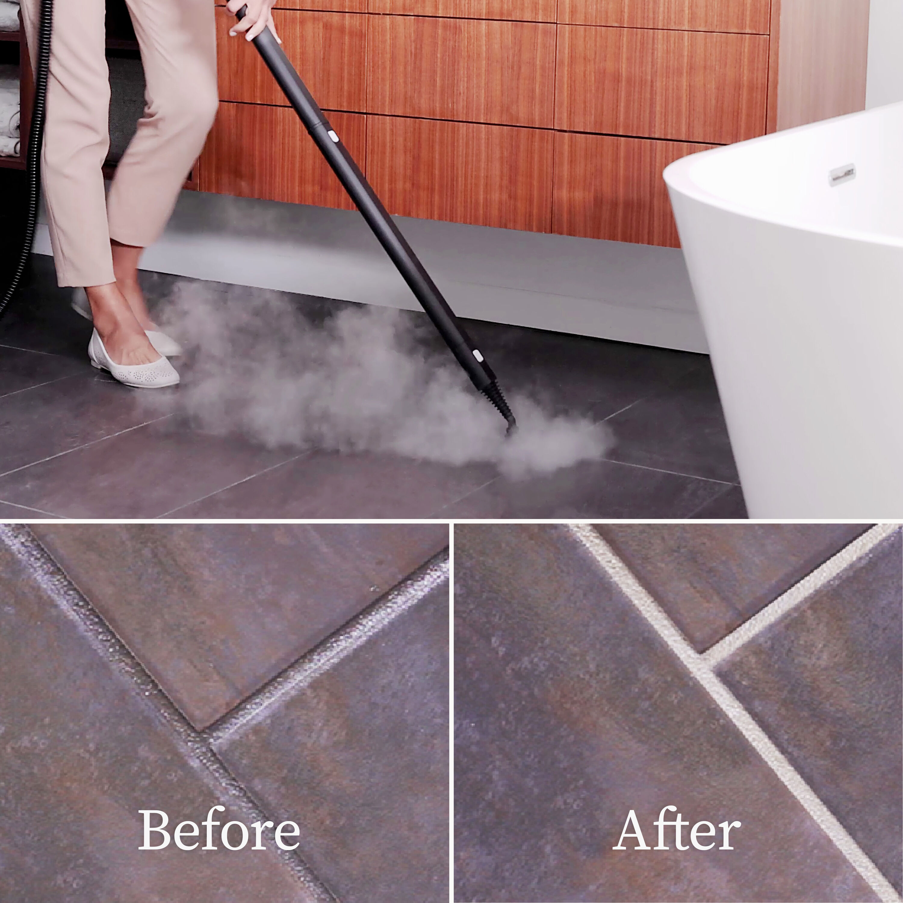 The Best Way to Clean Floor Tile Grout With Steam - Start at Home Decor