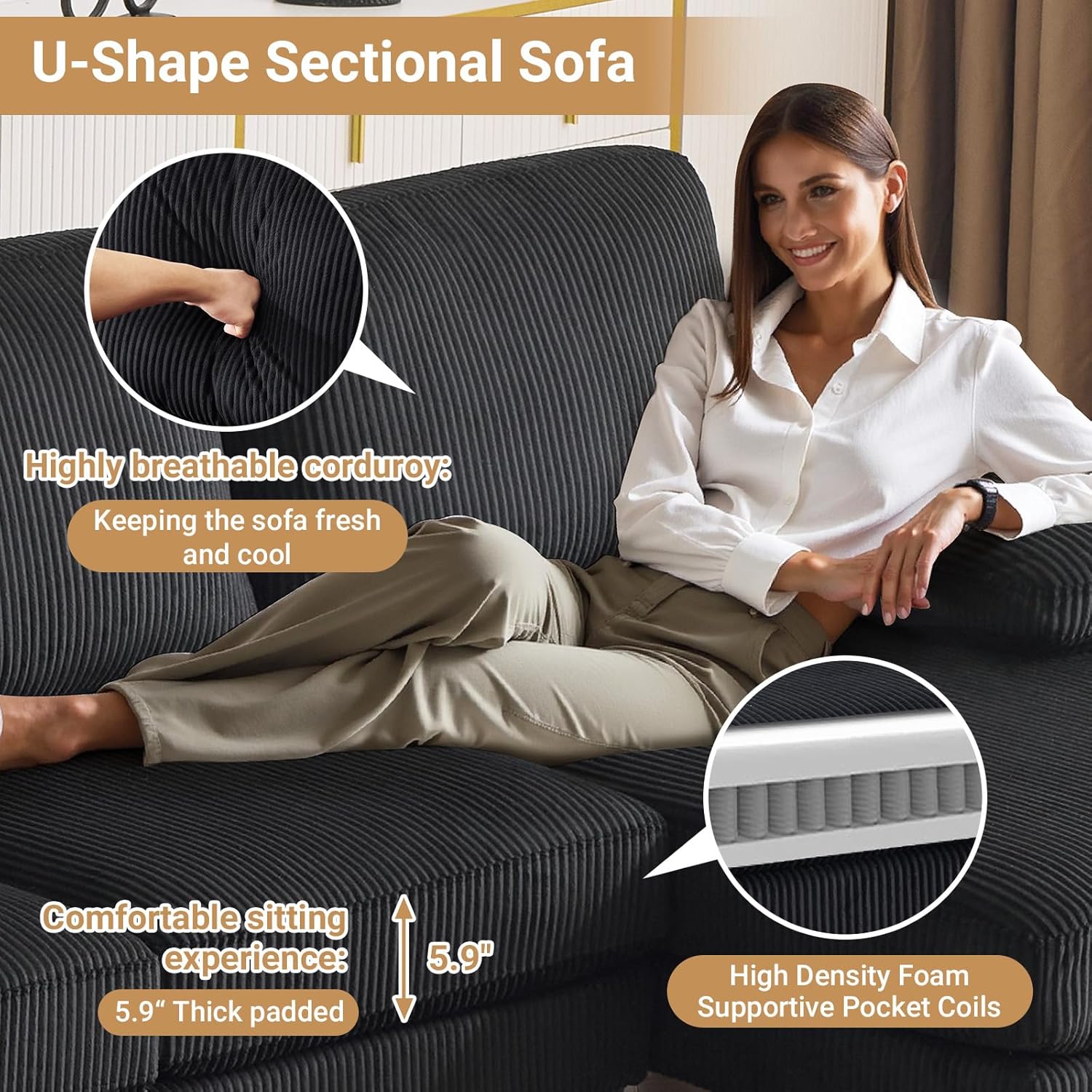 Outopee LO1G98000443+44 Sofas-Loveseats - View #2