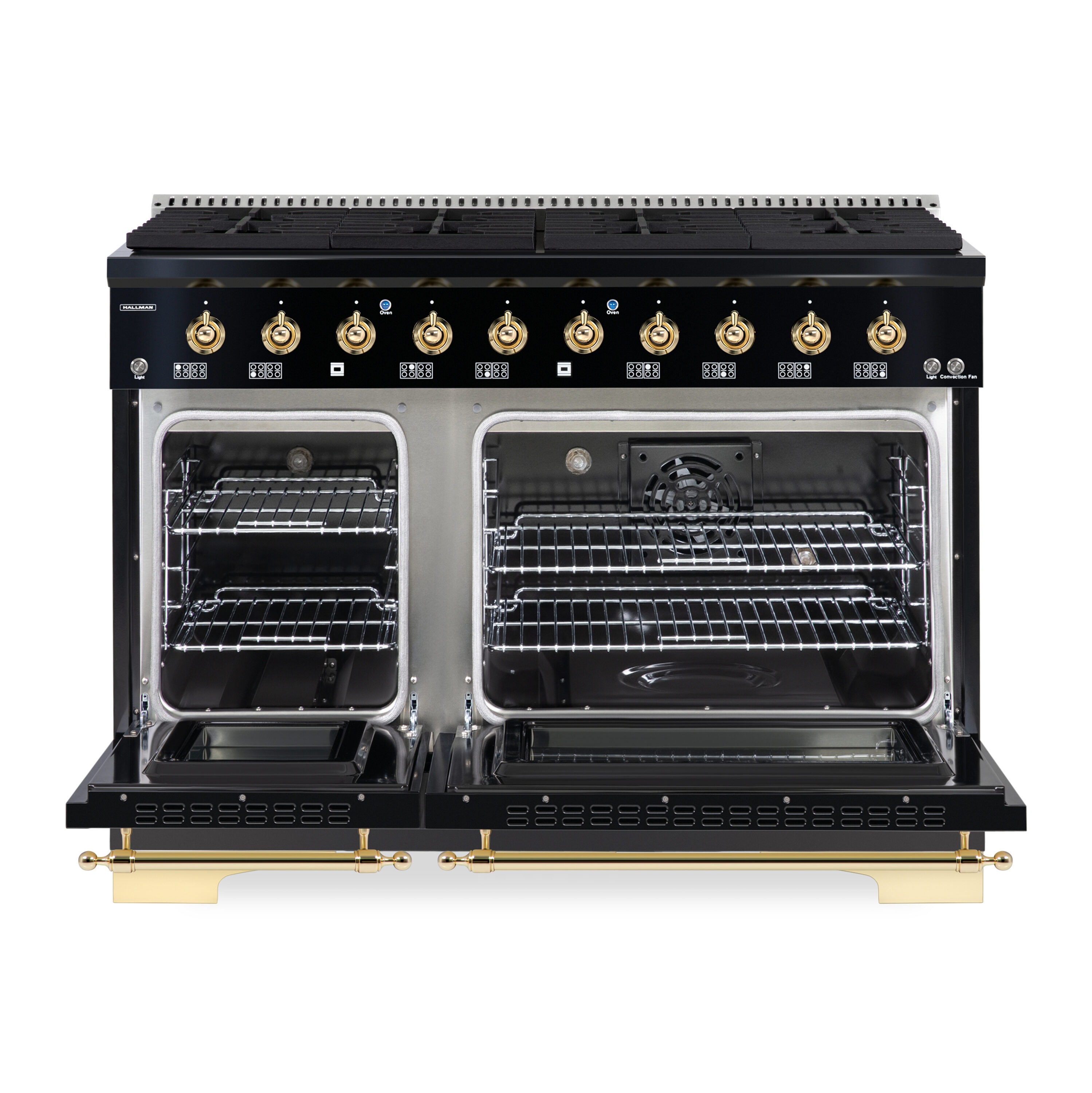 Hallman HCLRDF48BSGB Double-Dual-Fuel-Ranges - View #5