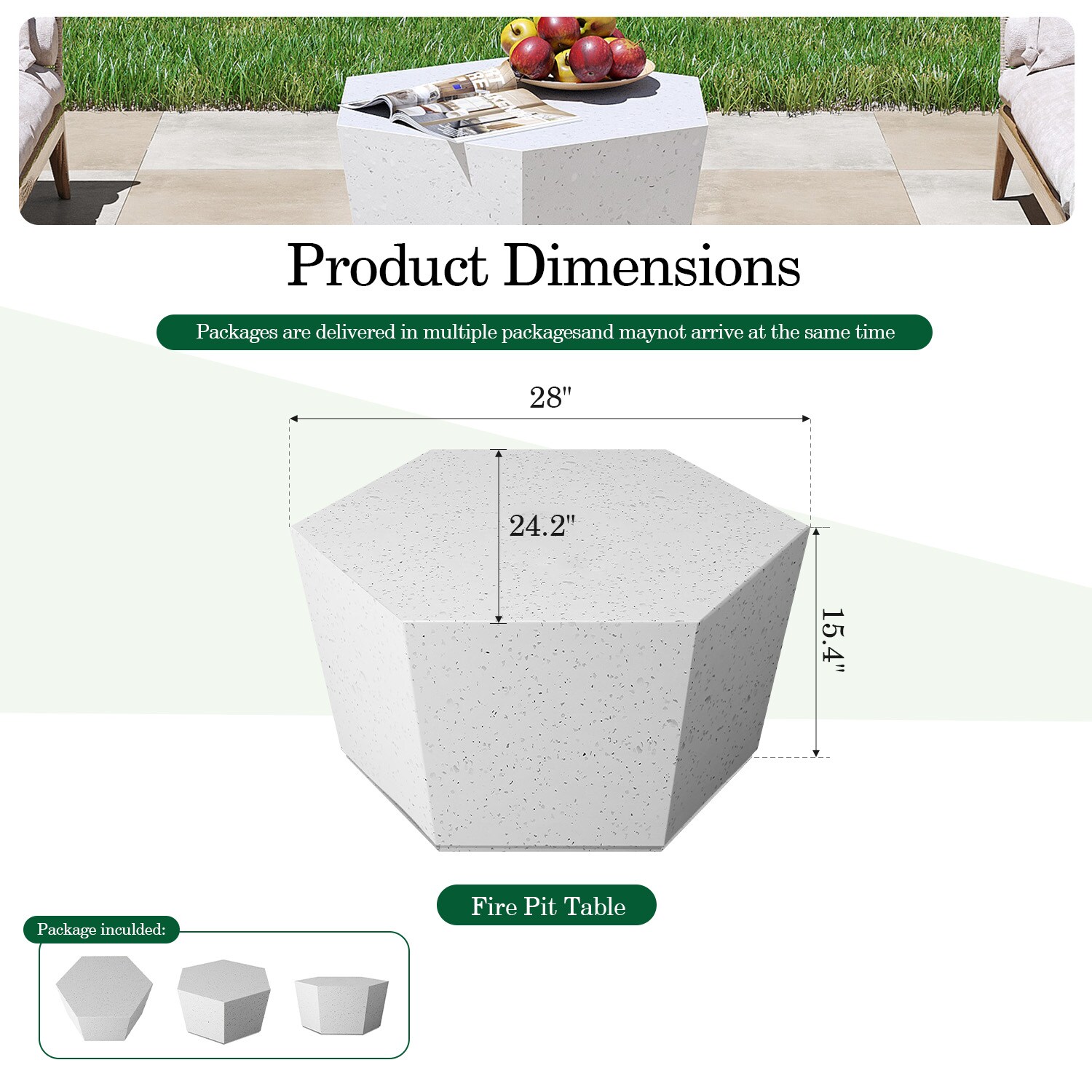 Patio Watcher LS-T28S-6BX-MB Patio-Tables - View #3