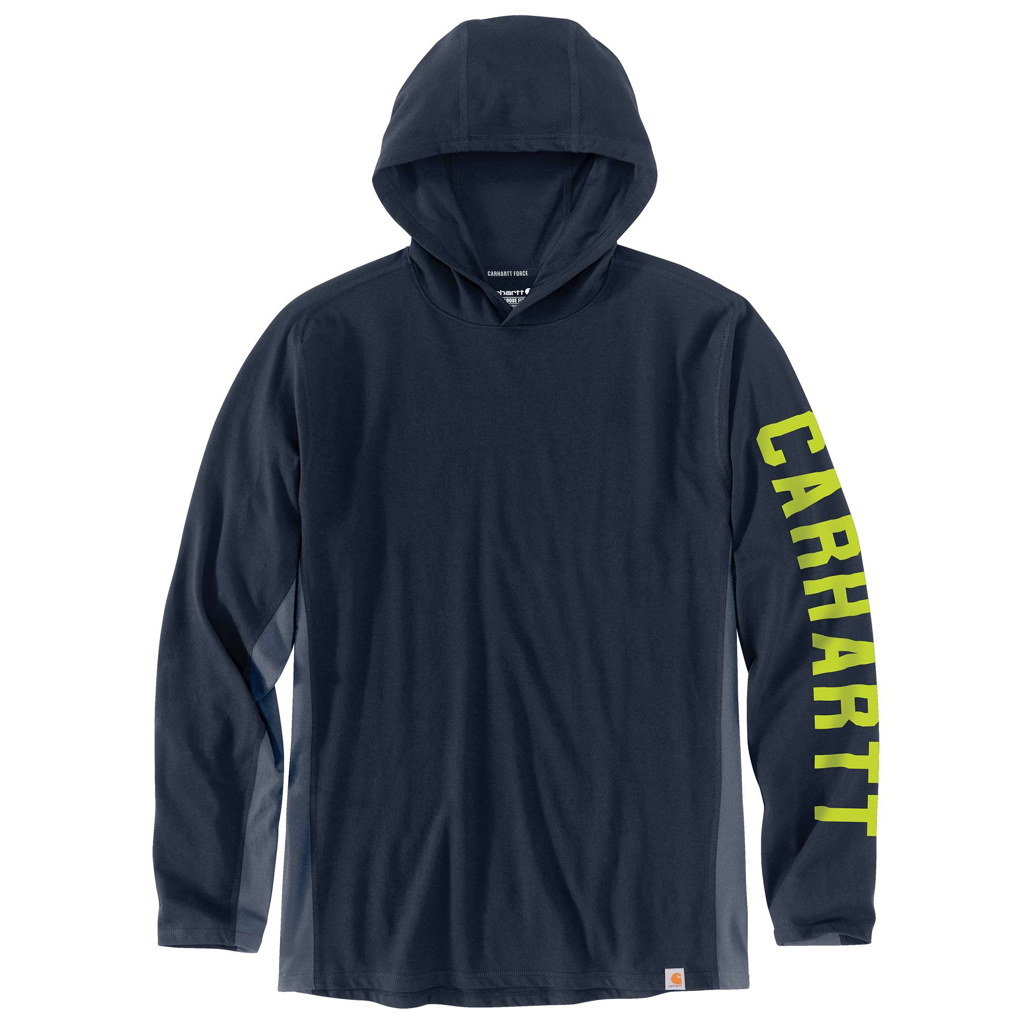 Carhartt 106654-I26LREG Men's Blue Jersey Long sleeve T-shirt ( Large )